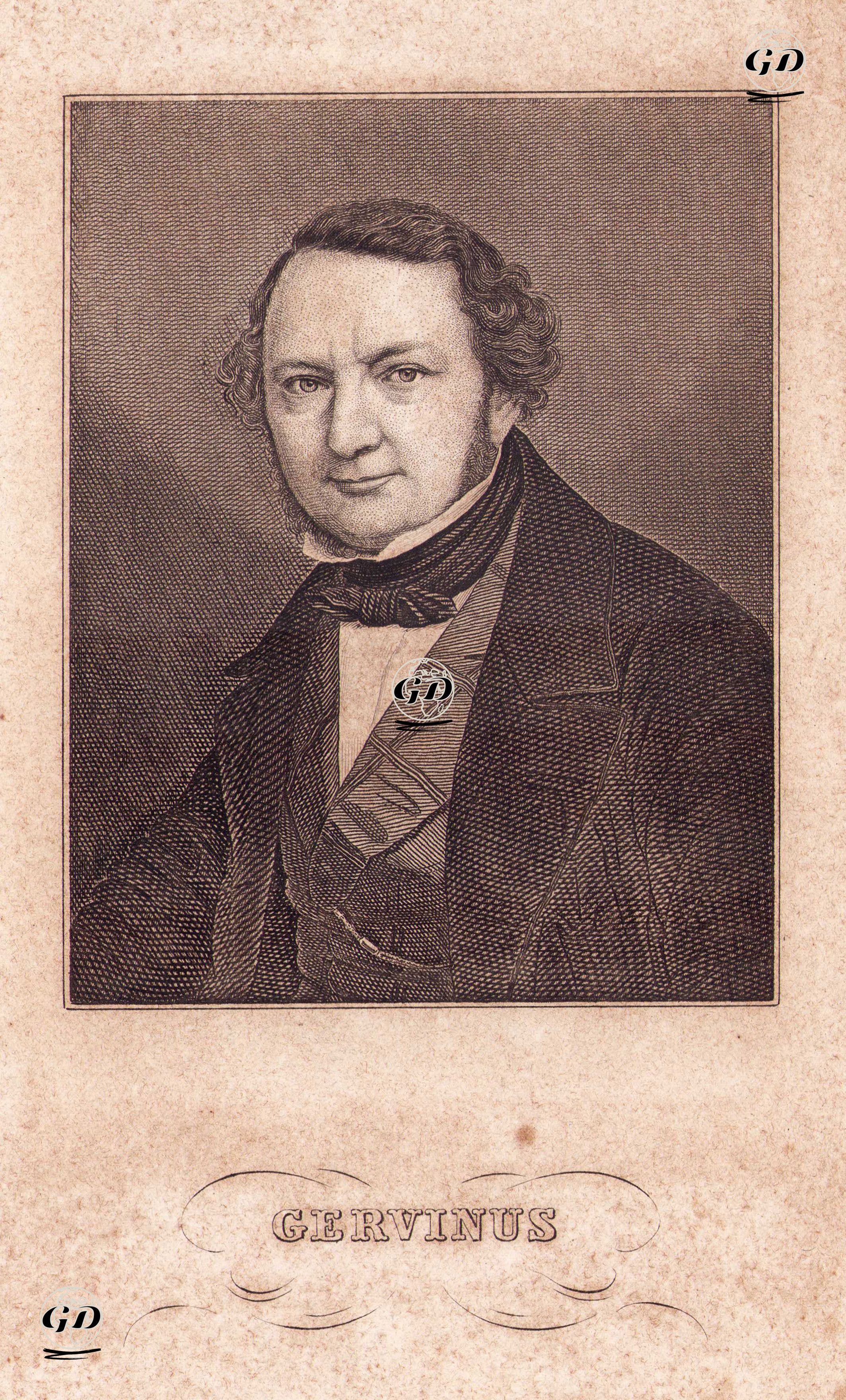 Georg Gottfried Gervinus -  - 1850's