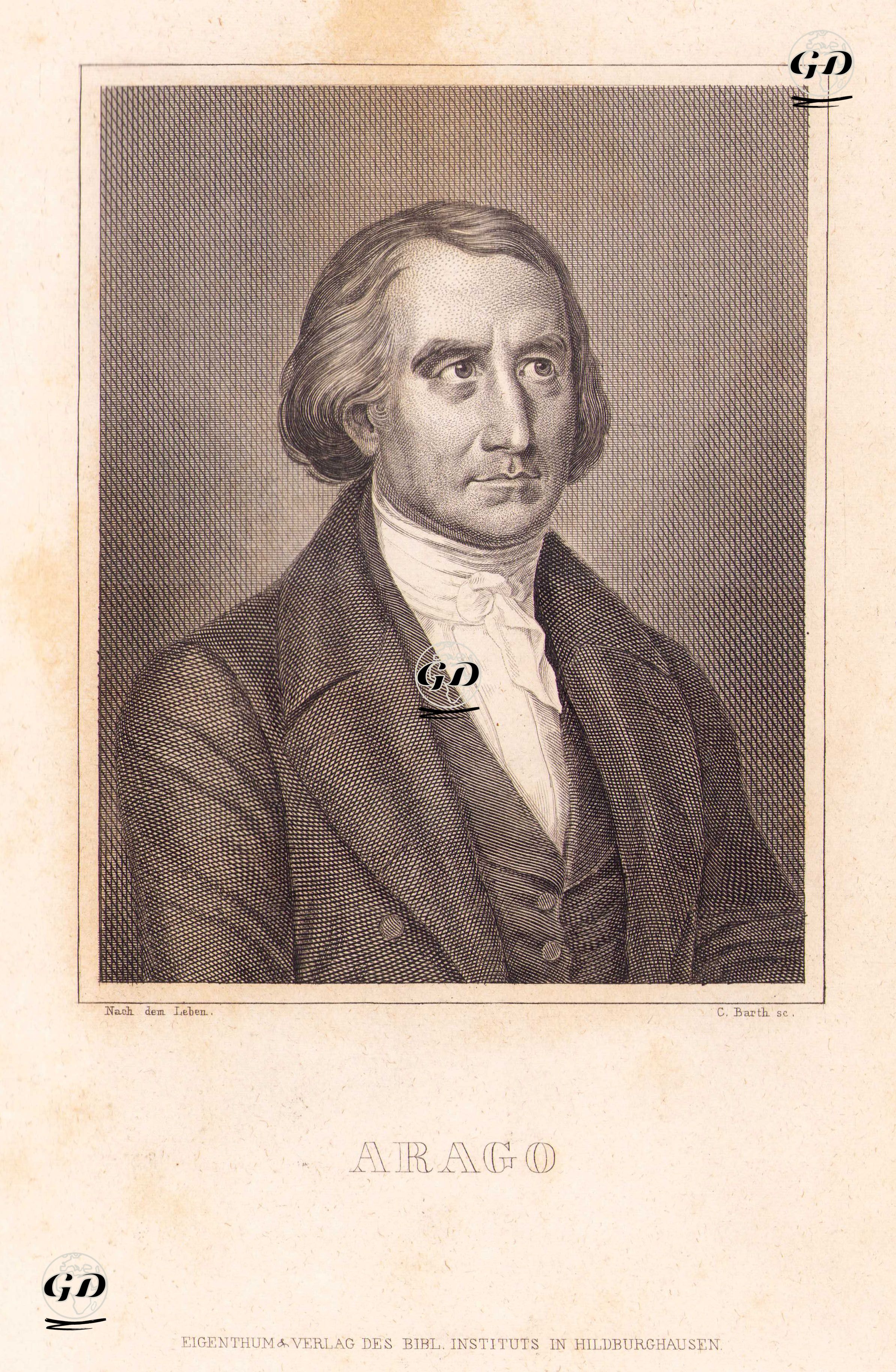 François Jean Dominique Arago -  - 1850's
