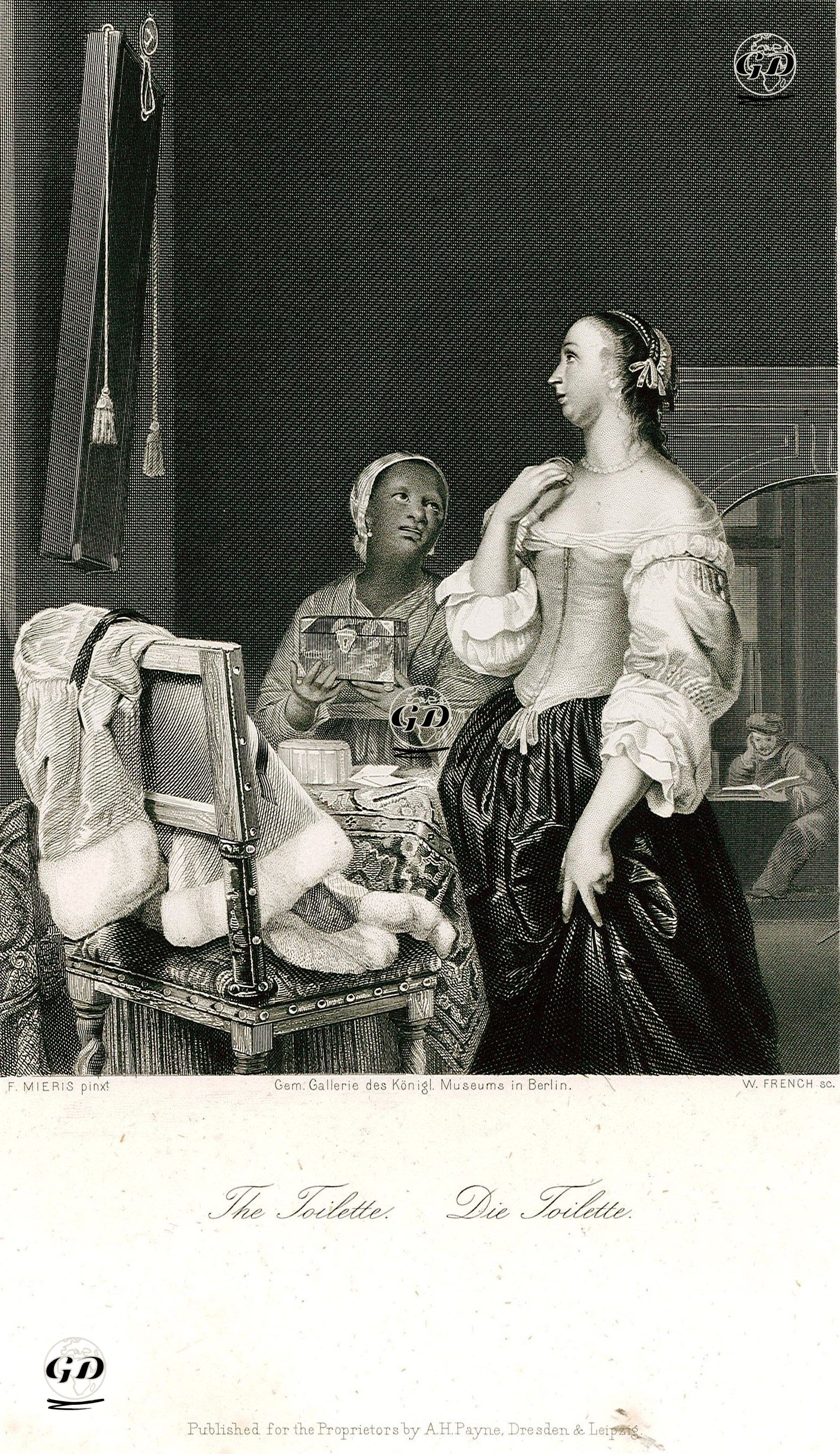 Süslenme - Frans Van Mieris (1635-1681) - 1850