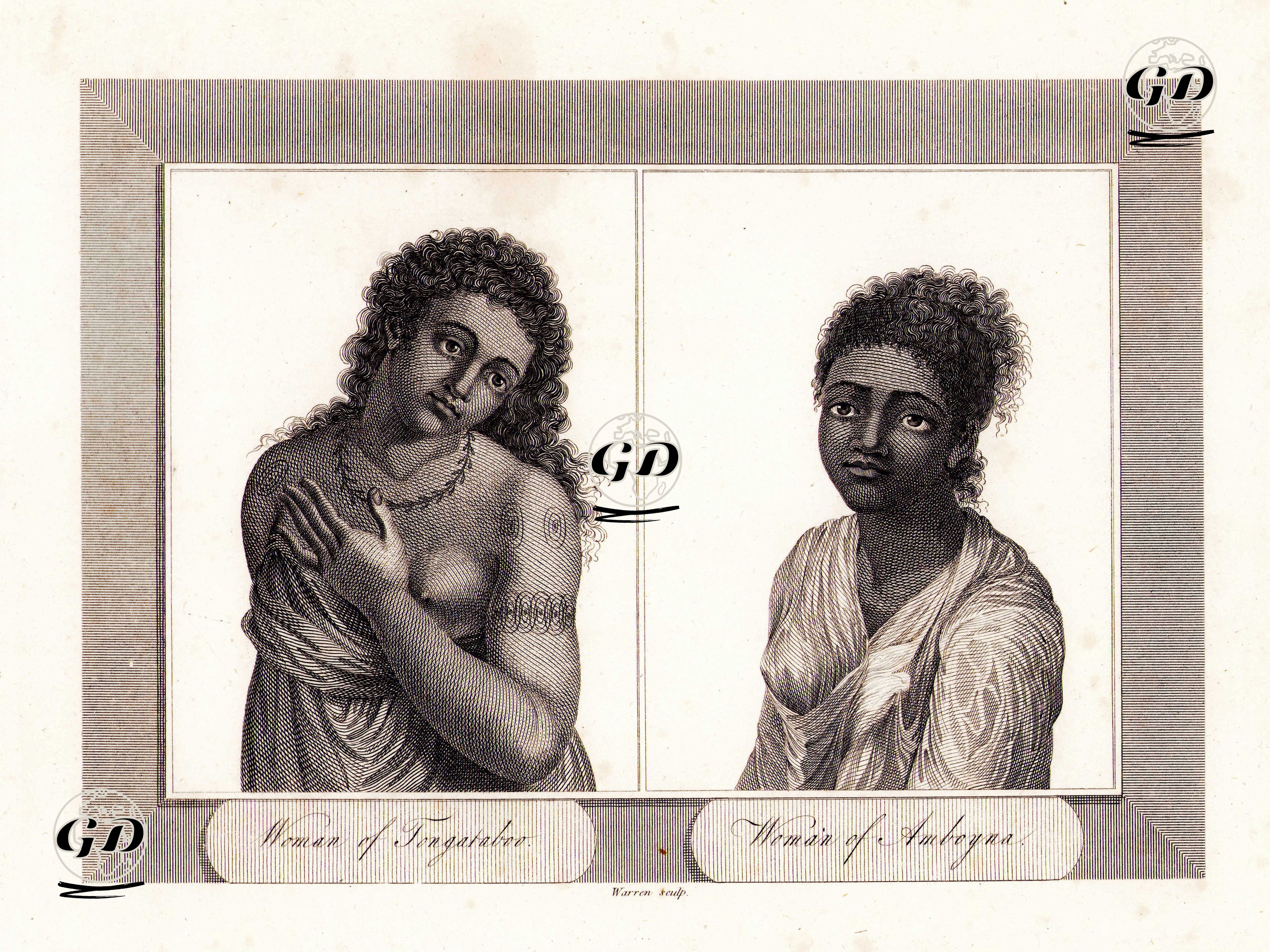 Woman Of Tongataboo-Woman Of Amboyna -  - 1806
