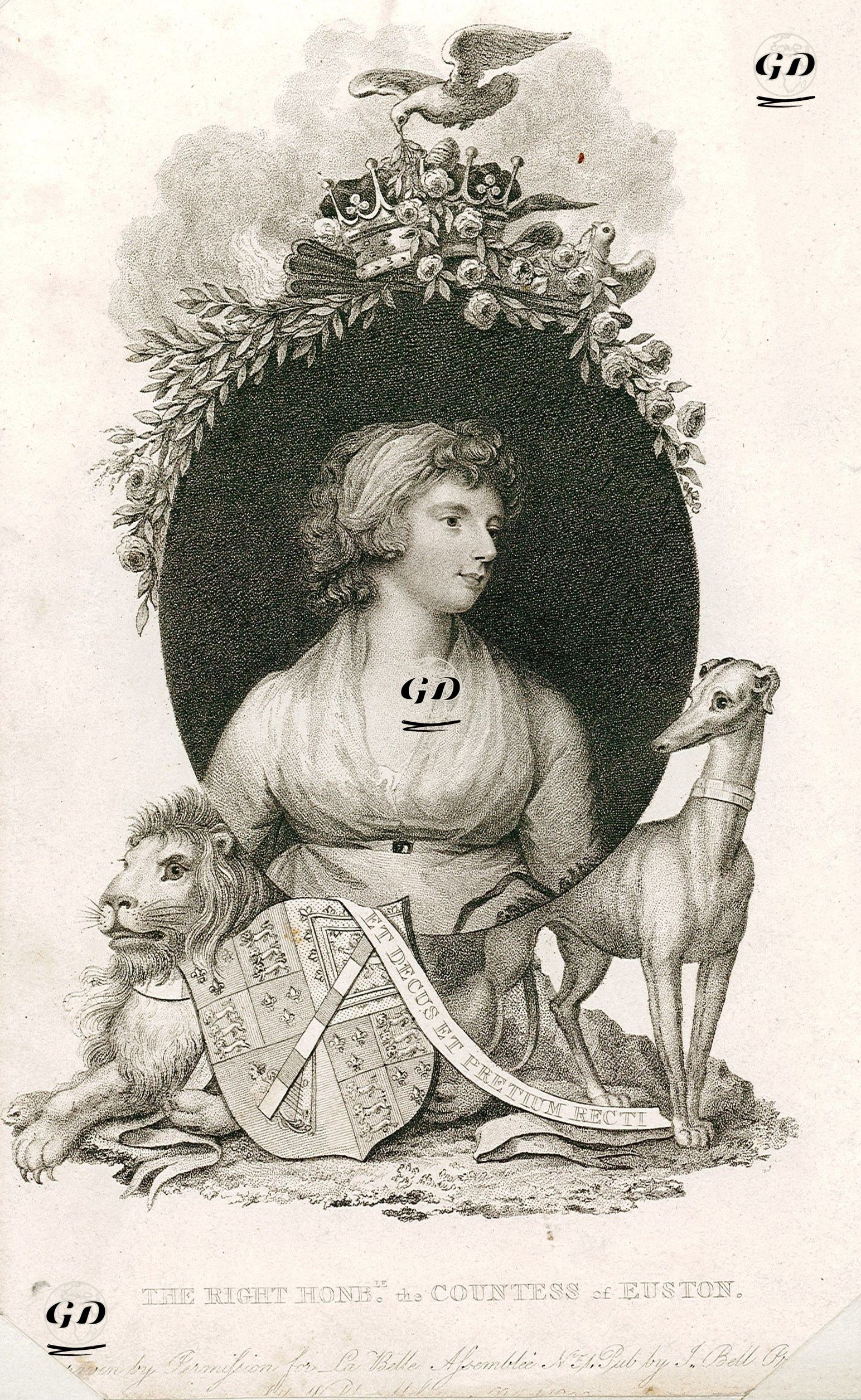 Euston Kontesi Charlotte Maria -  - 1809