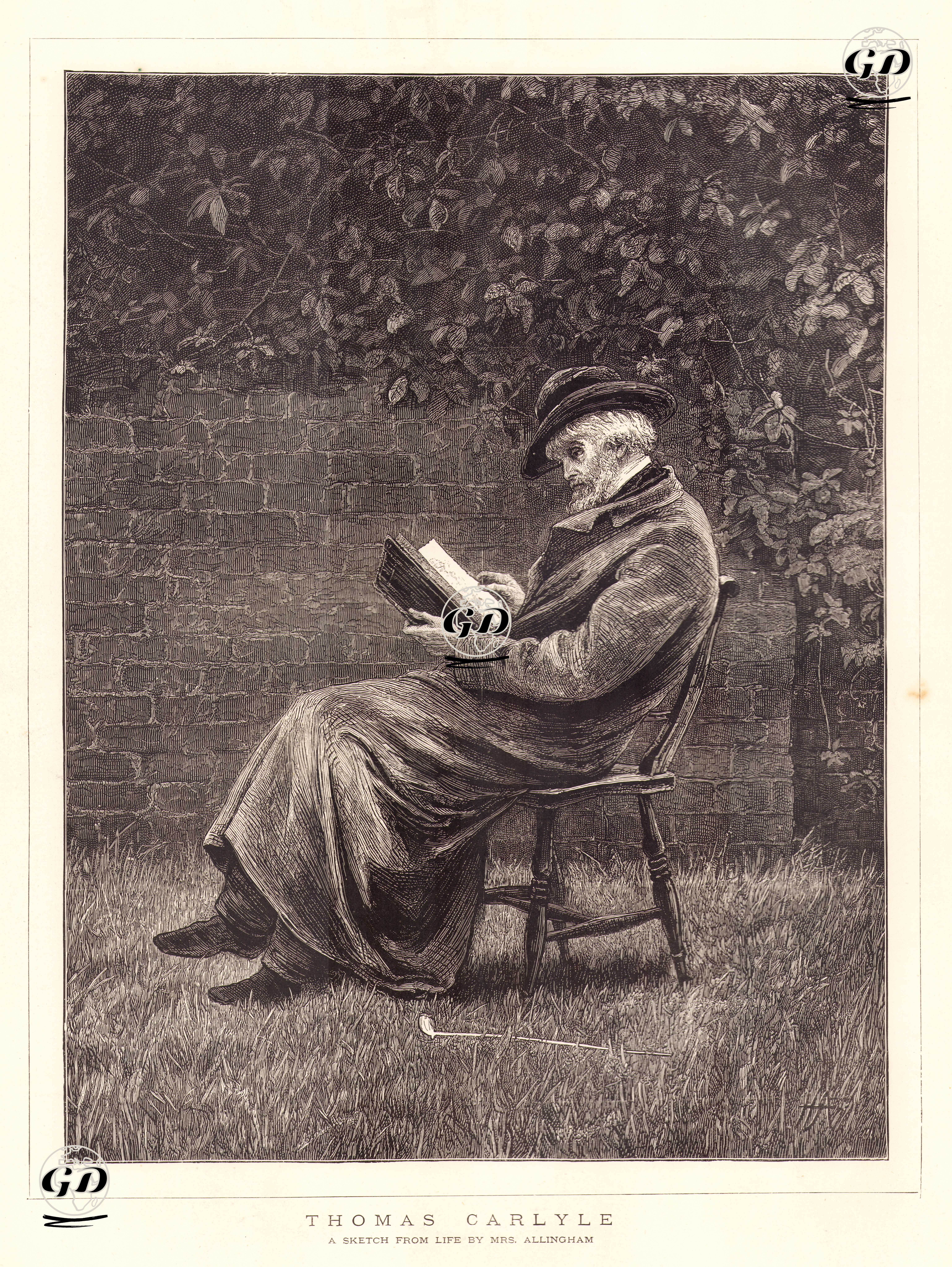 Thomas Carlyle - Helen paterson Allingham (1848-1926) - 1876