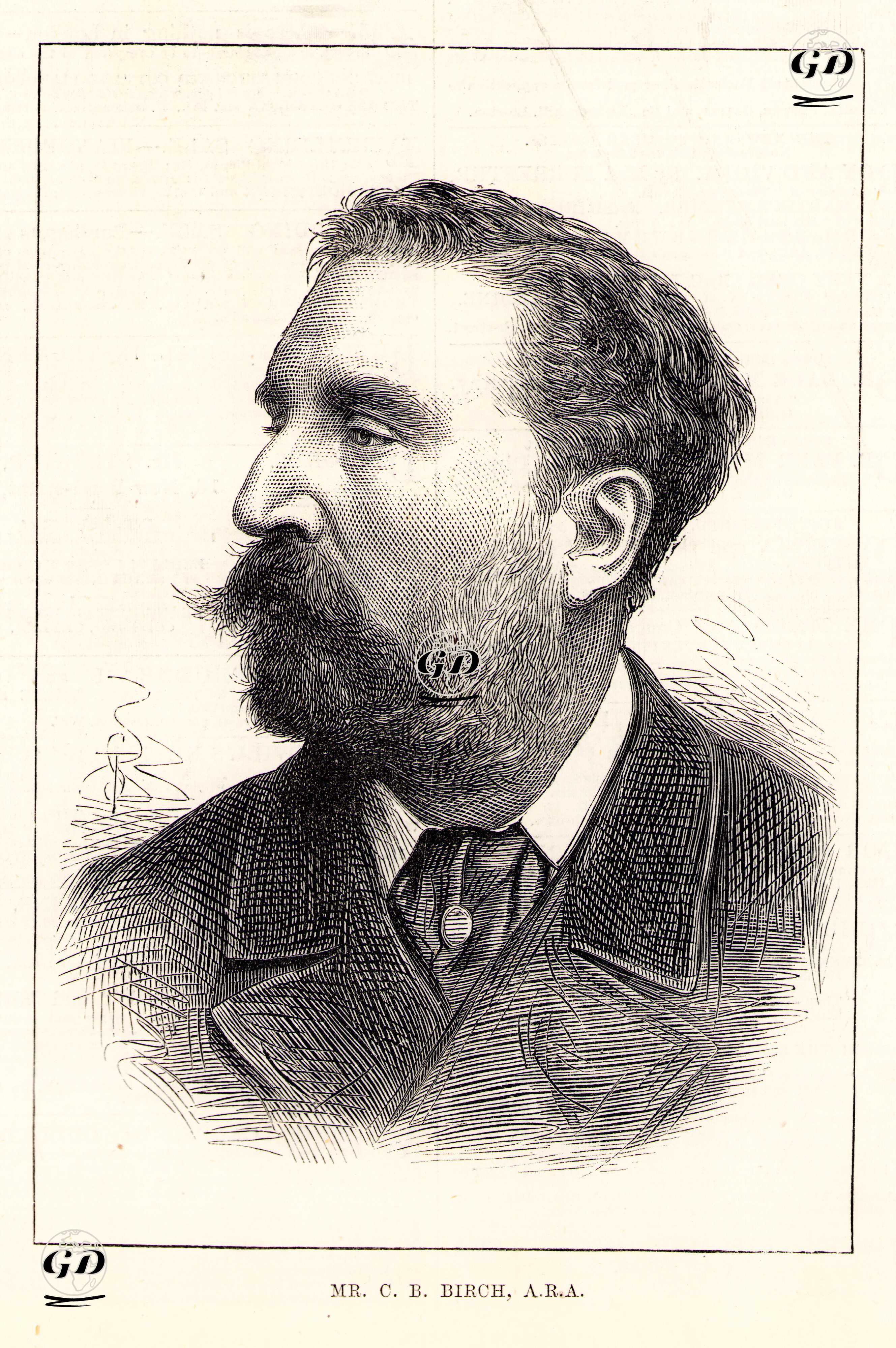Mr. C.B.Bich A.R.A. (Charles Bell Birch) -  - 1880