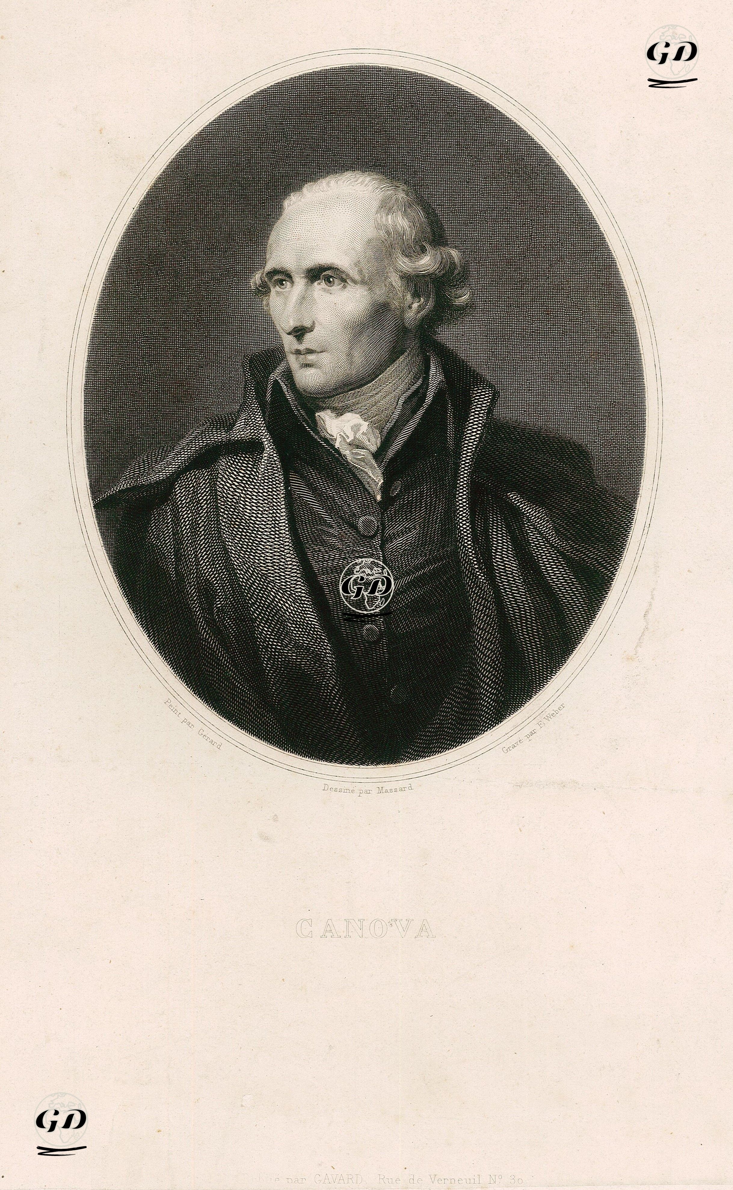 Canova (Sculptor) - François Gerard (1770-1837) - 1820's