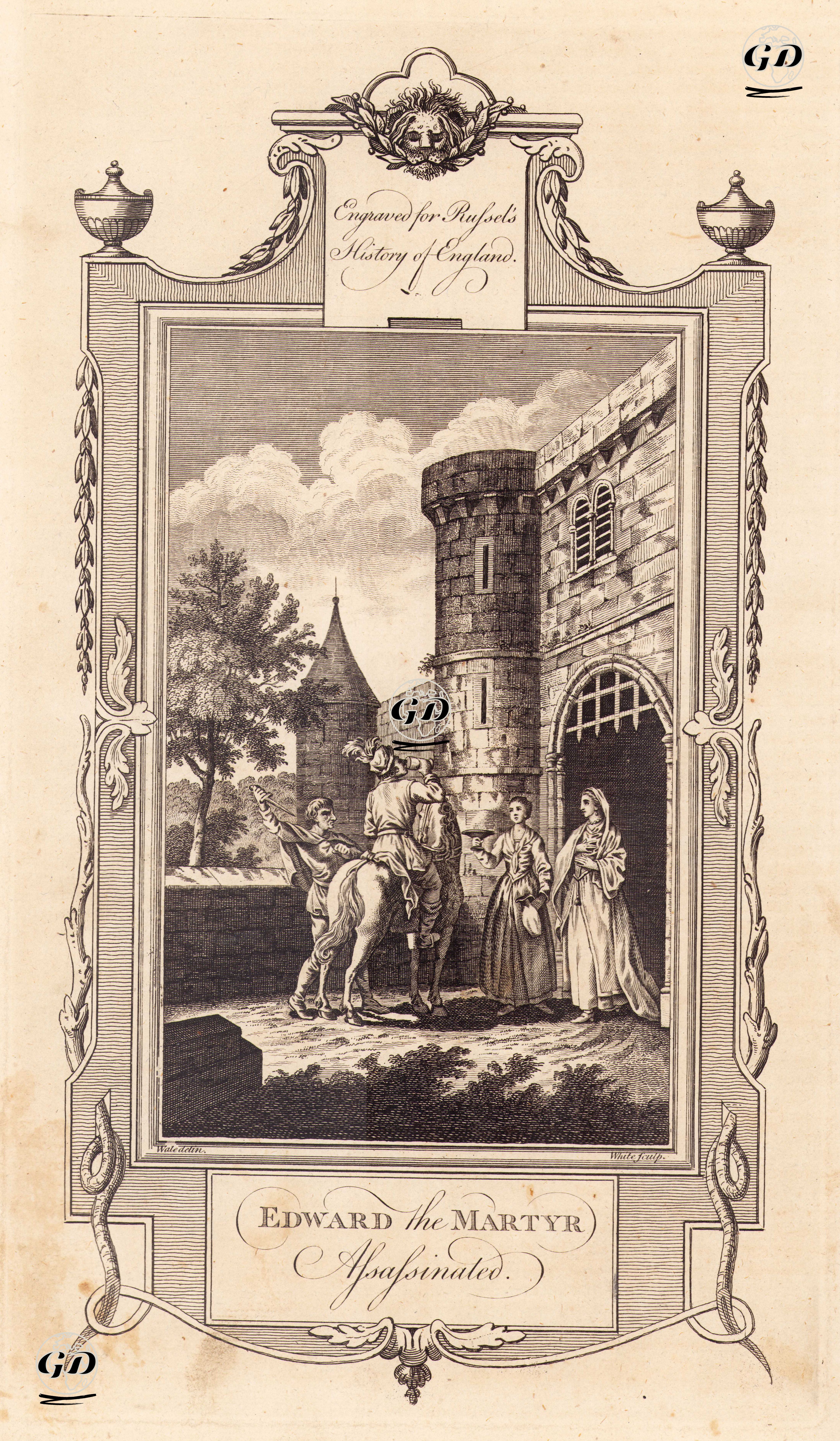 Edward The Martyr Assassinated - Samuel Wale (1721-1786) - 1780