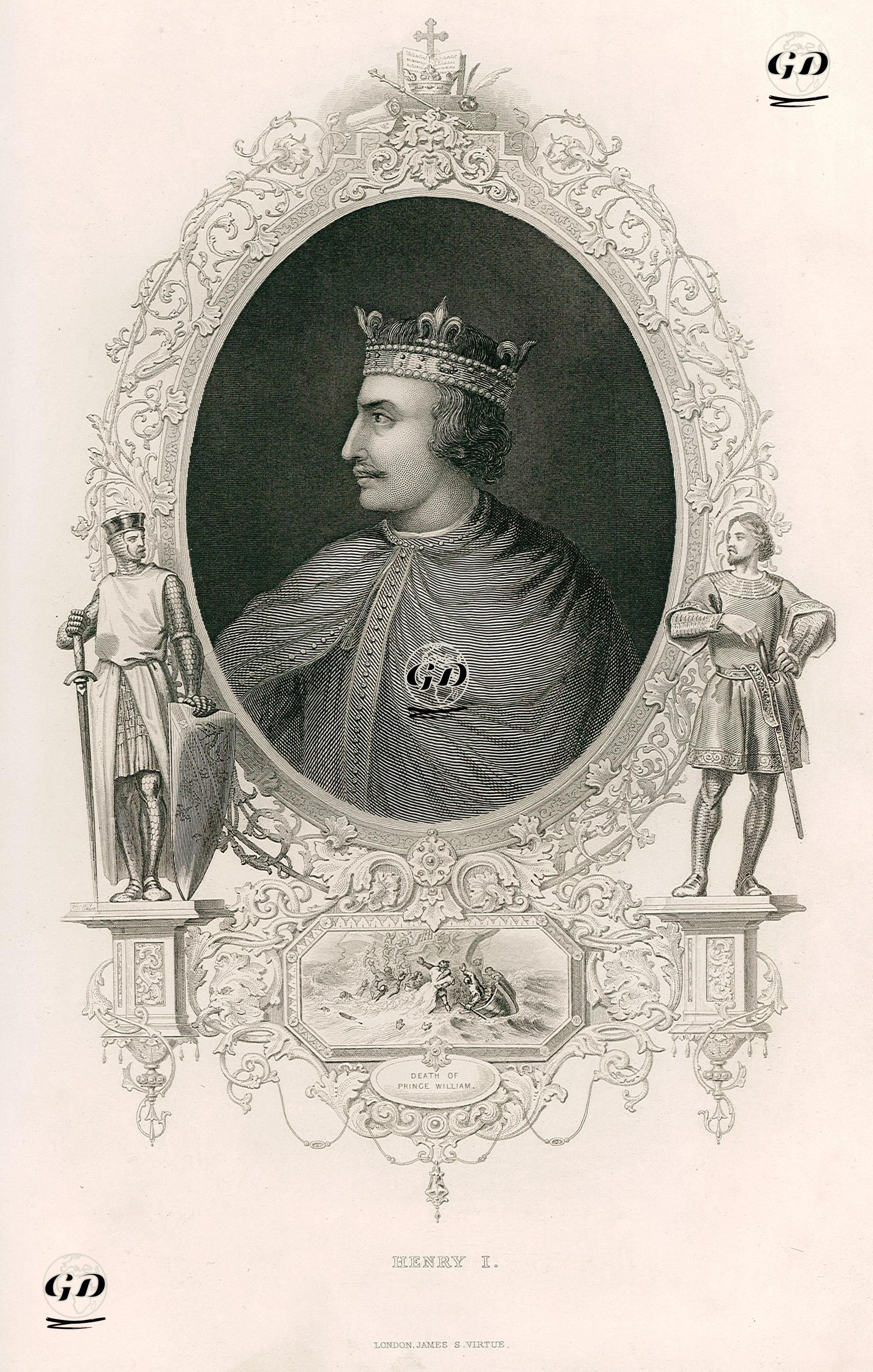 İngiltere Kralı I.Henry-Prens William'ın Ölümü -  - 1859