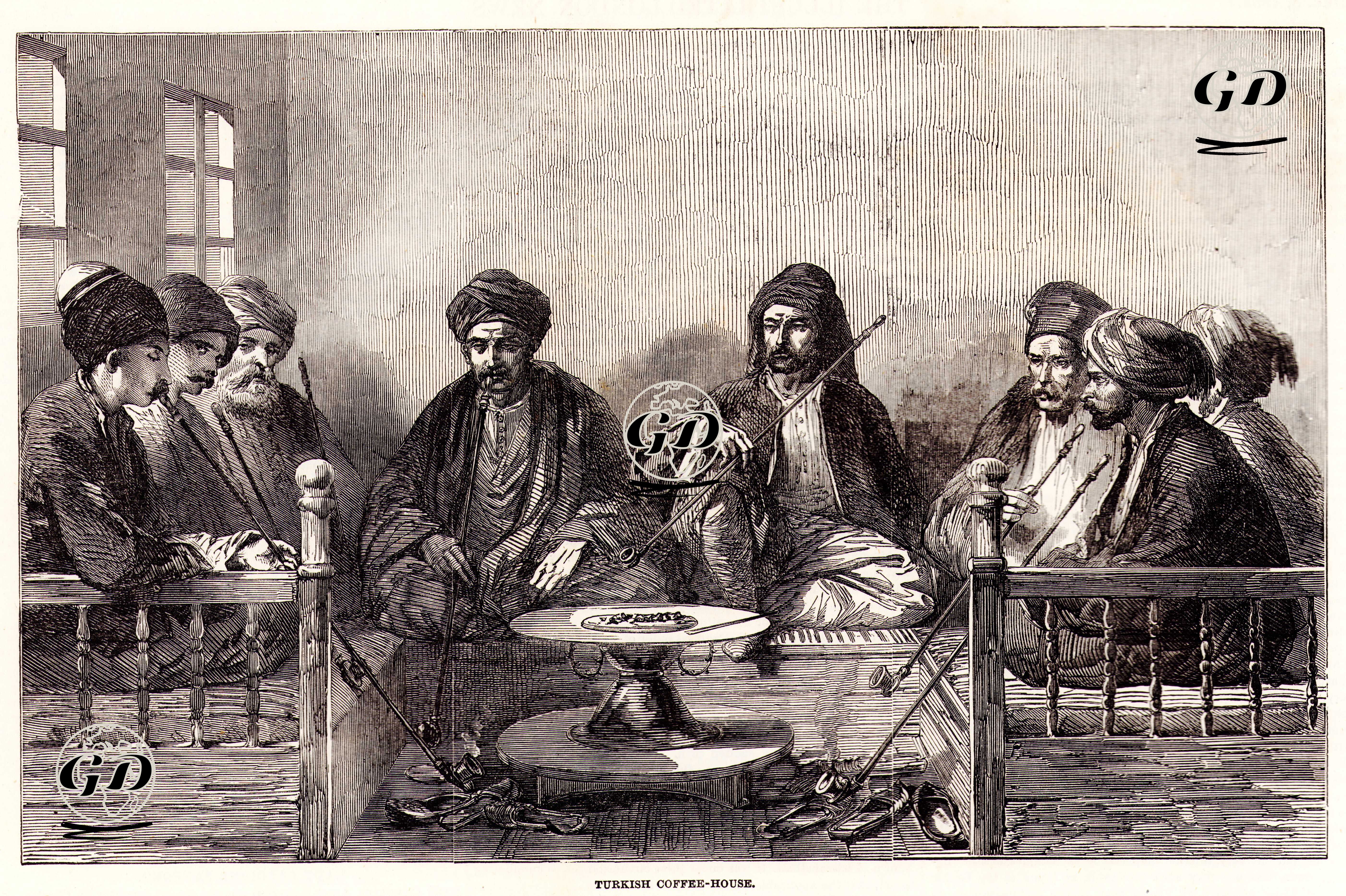 Türk Kahvehanesi -  - 1853