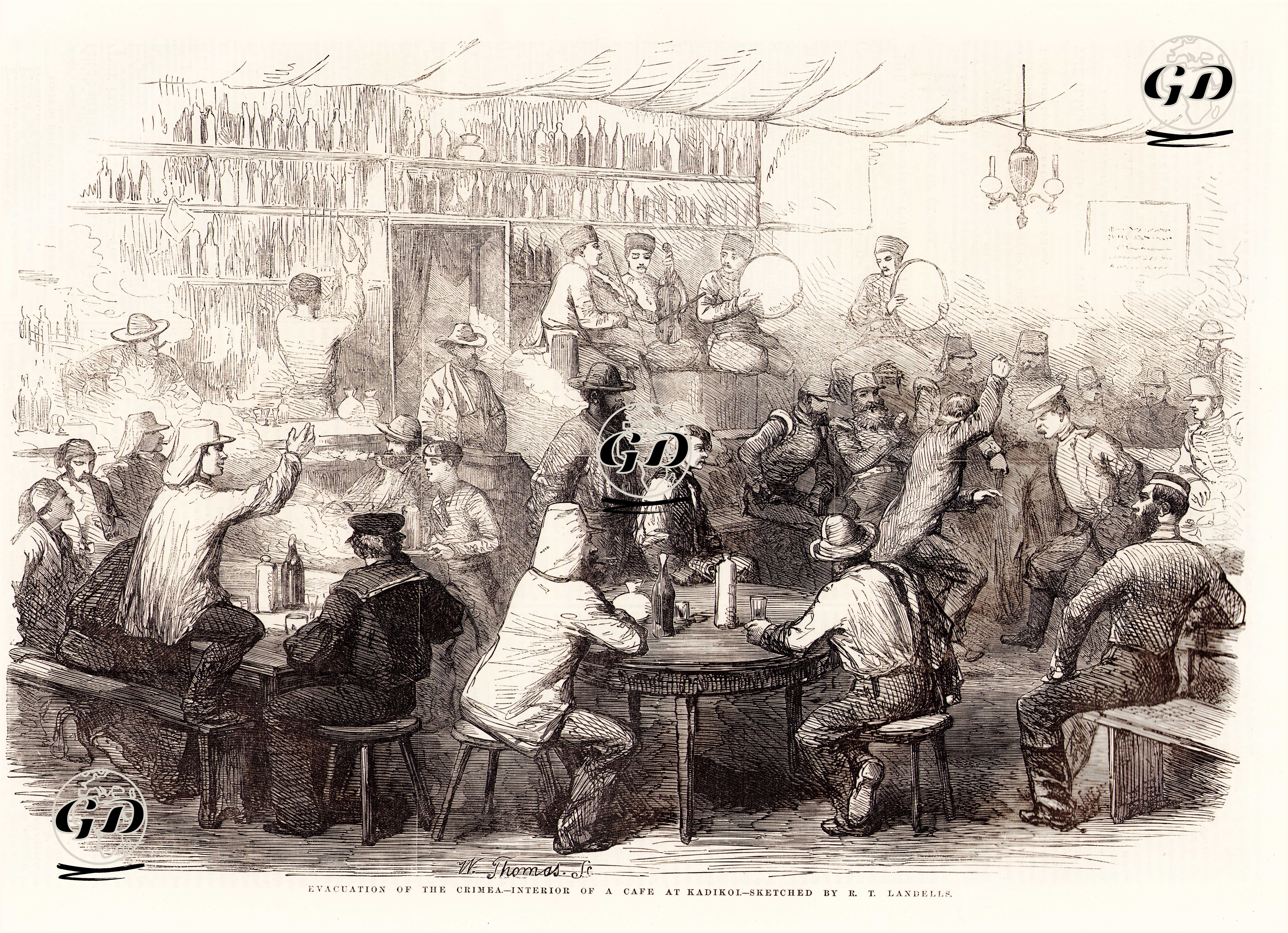 Kırım Savaşından Sonra Kadıköy'de Bir Eğlence Yeri -  - 1856