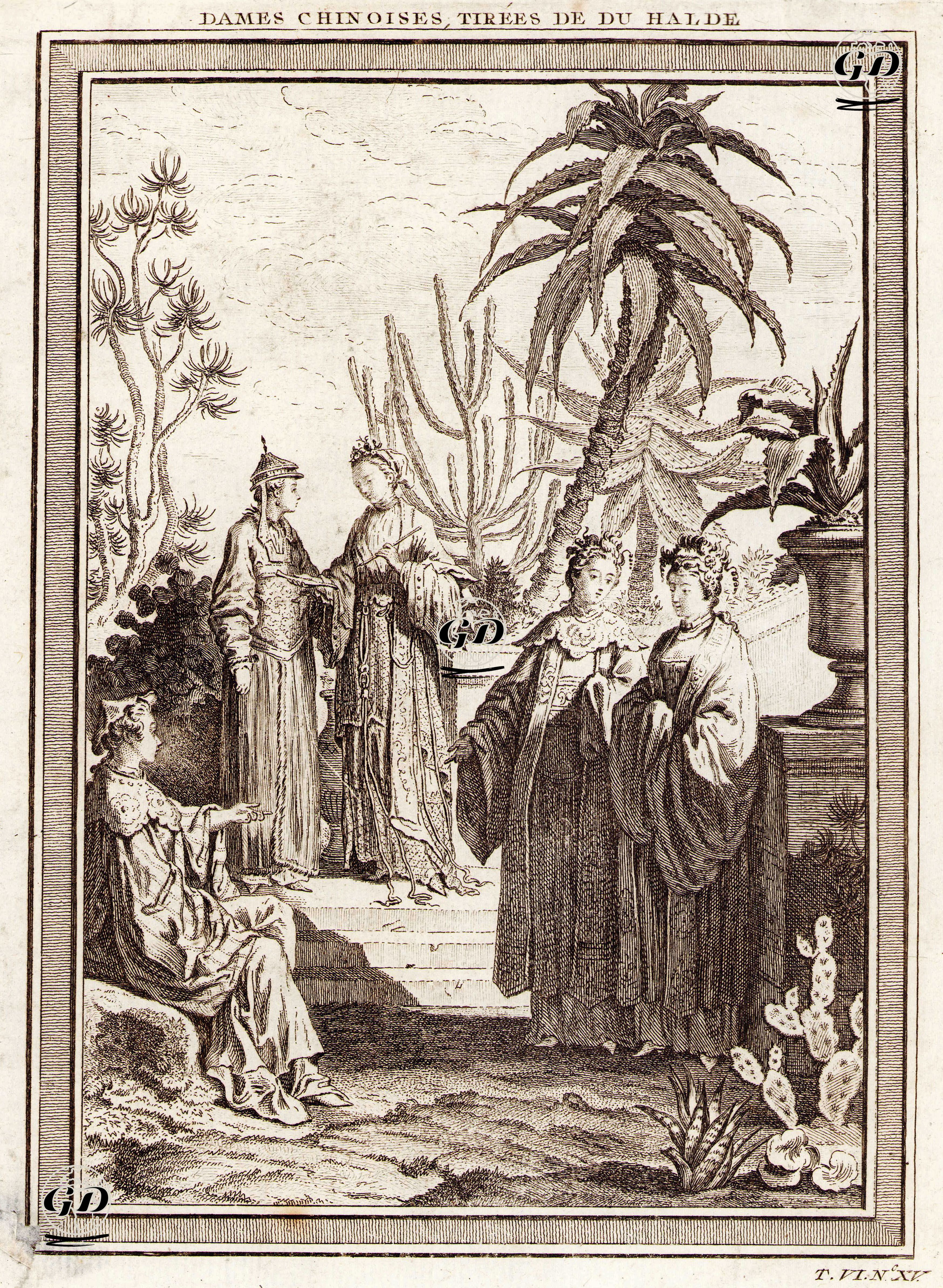 Çinli Kadınlar - Benard - 1750
