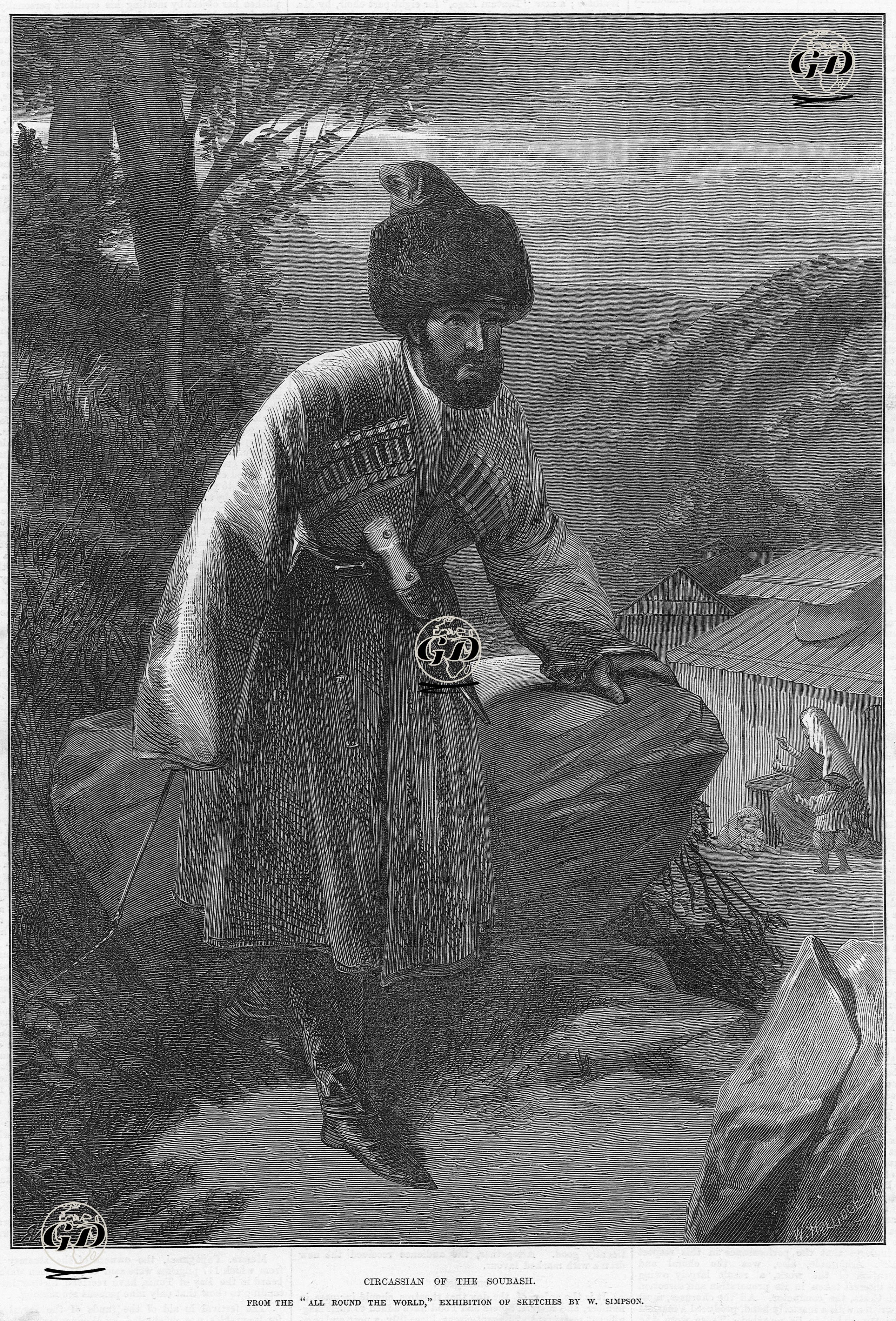 Circassian Of The Soubash  -  - 1874