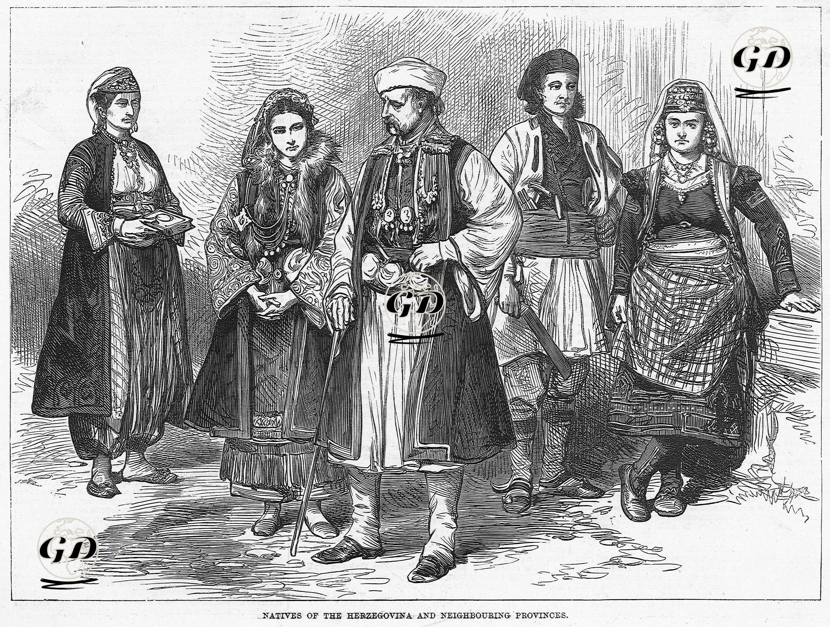 Natives Of The Herzegovina And Neighbouring Provinces  -  - 1875