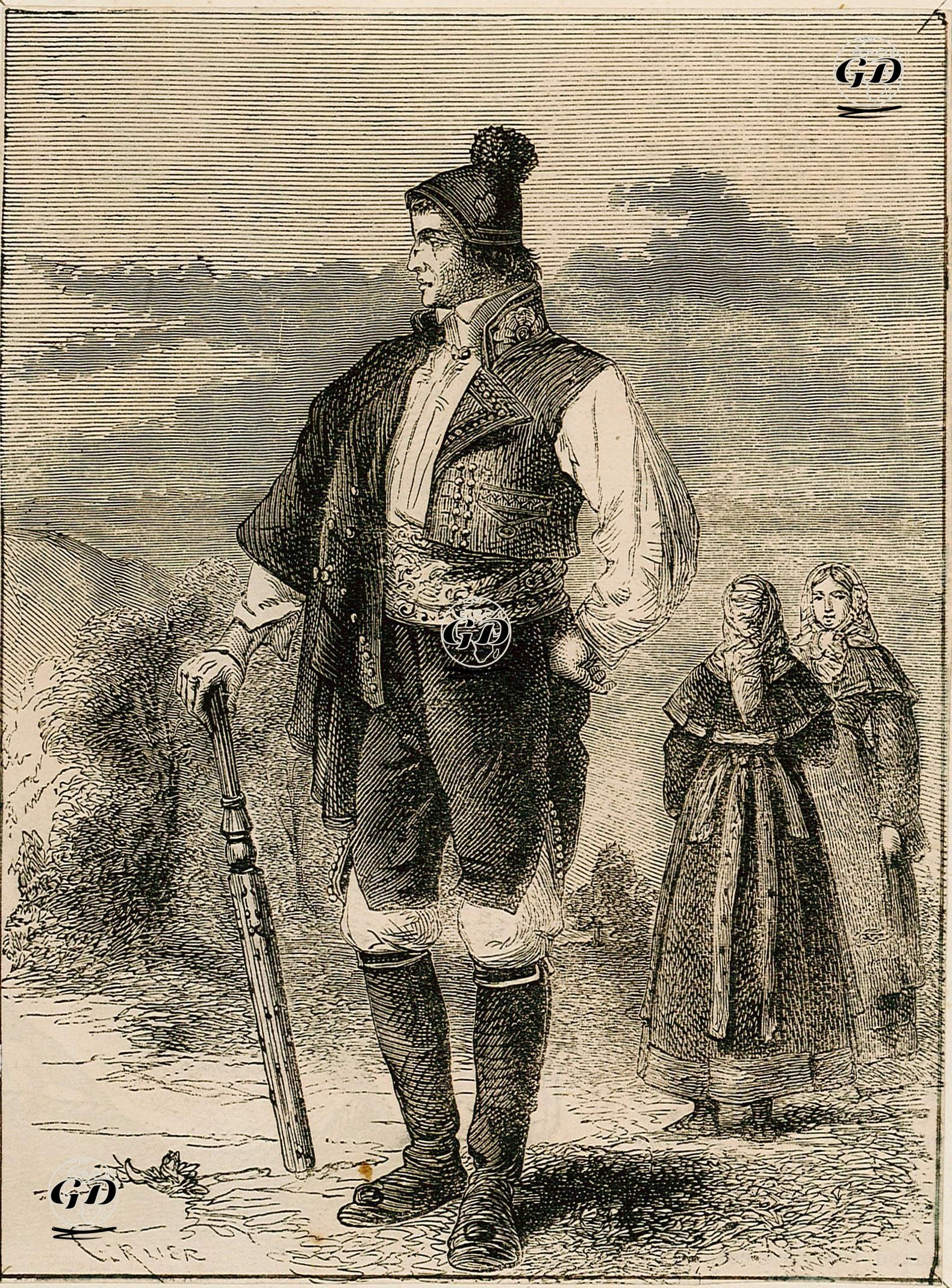 Katalan Köylü Kıyafeti -  - 1867