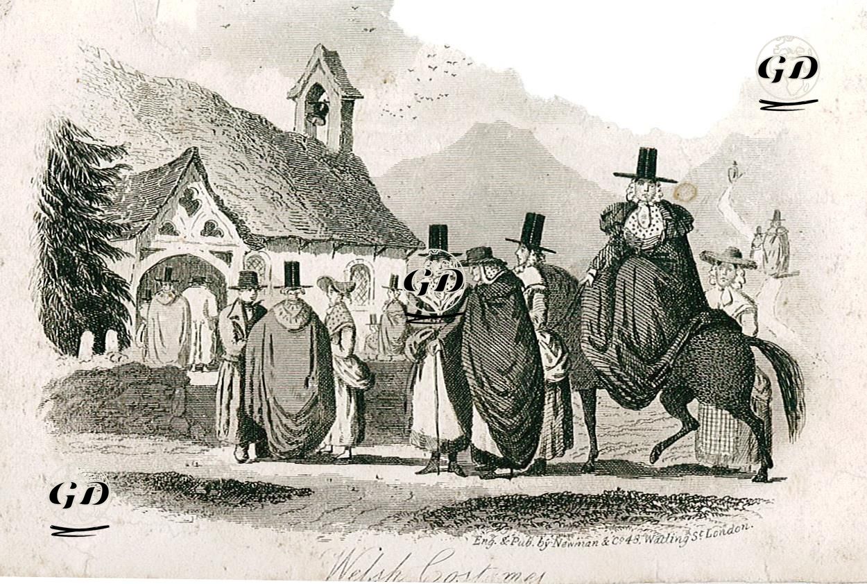 Kiliseye Giden Gallerlilerin Kıyafetleri -  - 1860's