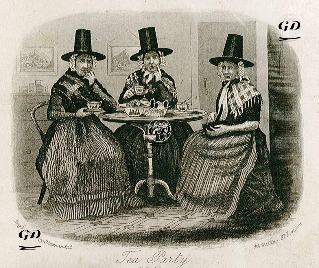 Gallerli Kadınların Çay Saati Kıyafetleri -  - 1860's