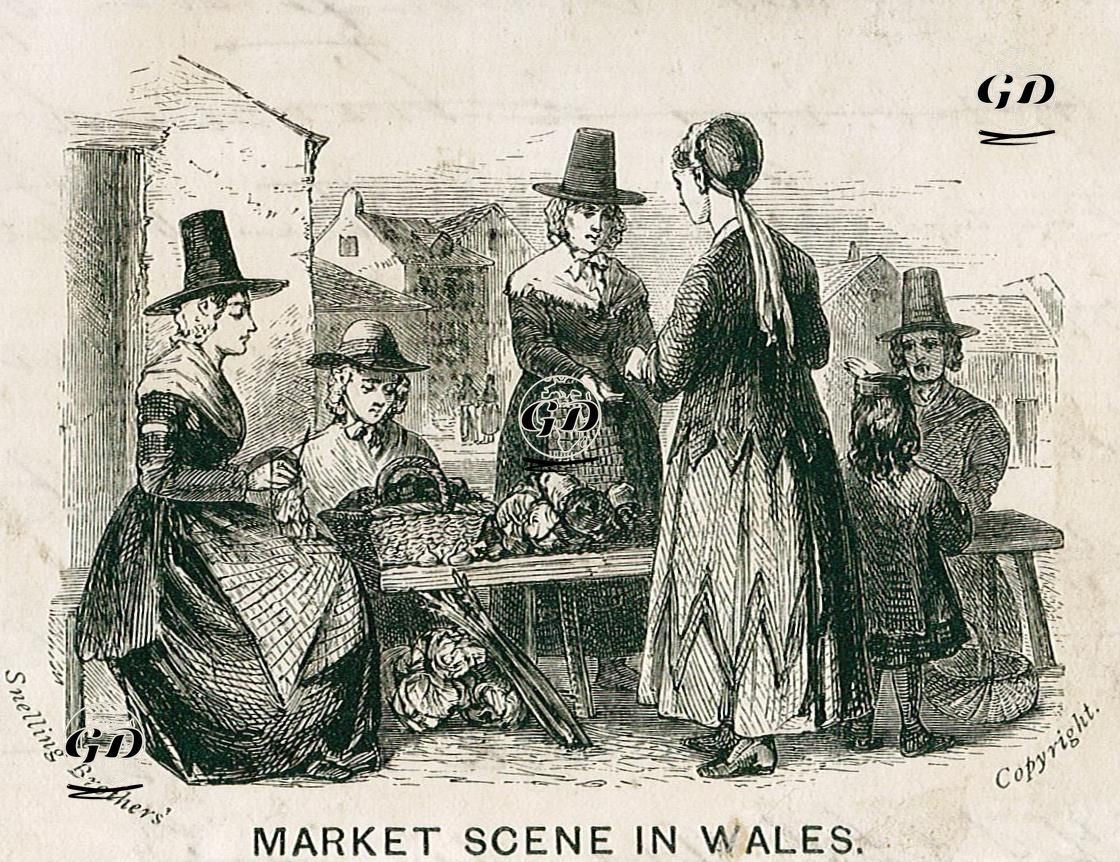 Market Scenes In Wales -  - 1890's