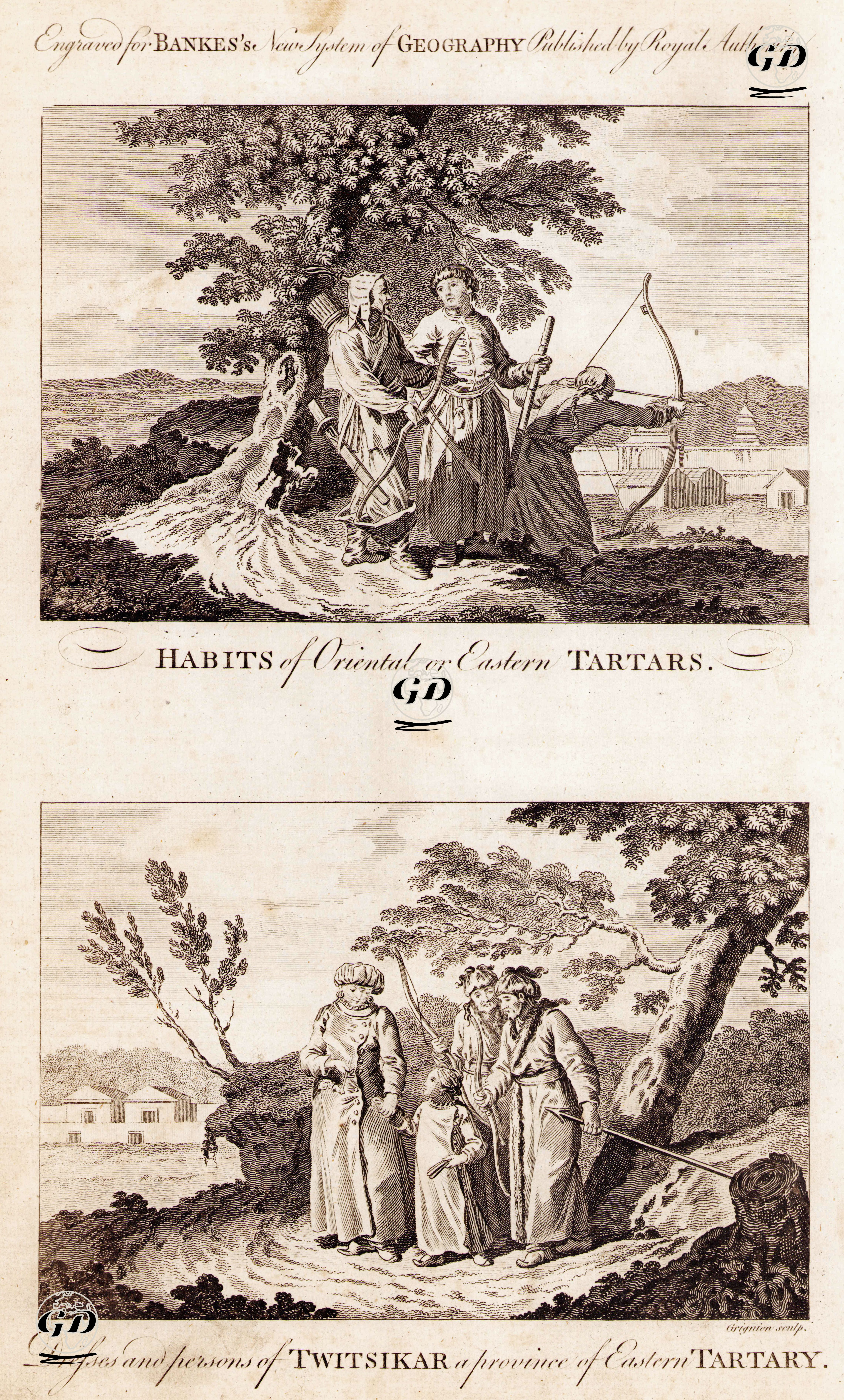 Doğulu Tatarlar-Doğu Tataristanın Twitsikar Bölgesinde Yaşayan Tatarlar Ve Kıyafetleri -  - 1788