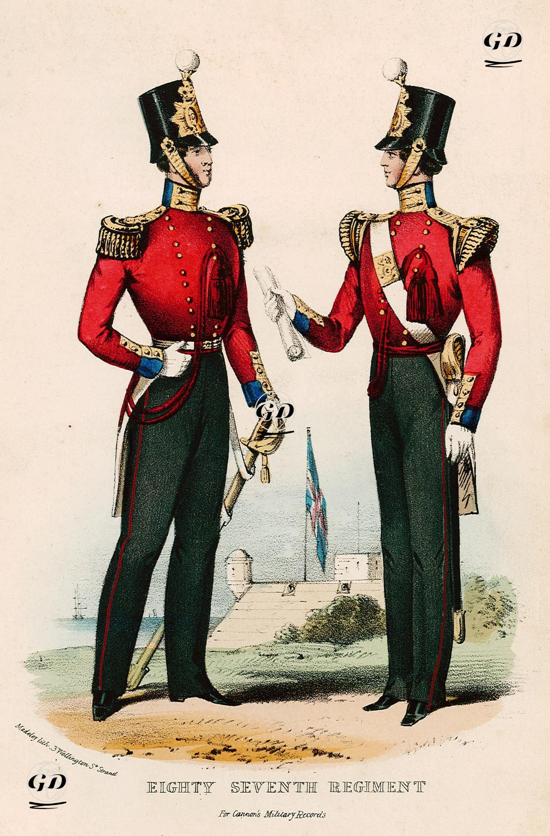Eighty Seventh Regiment -  - 1840's