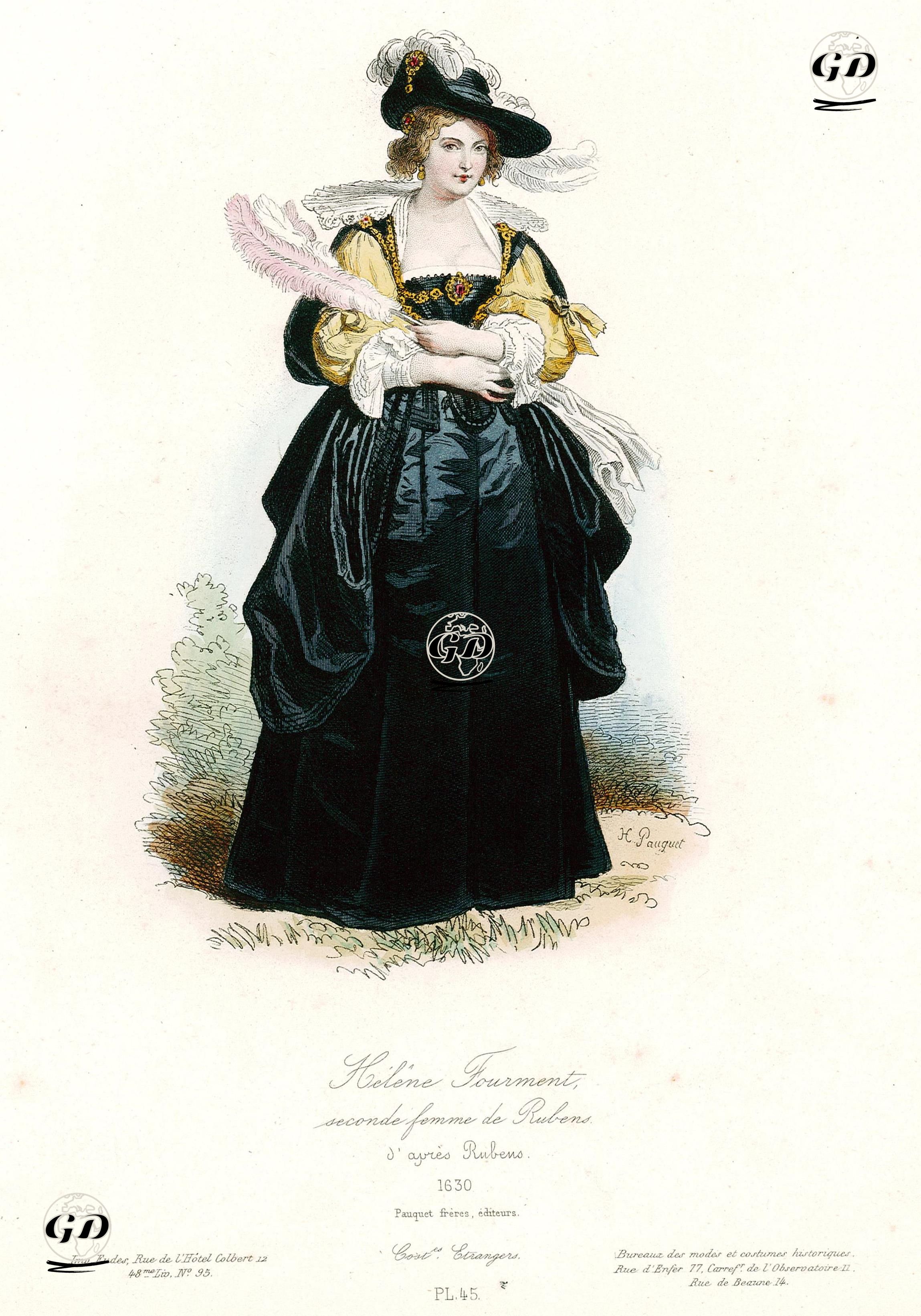 Peter Paul Rubens'in İkinci Eşi Helene Fourment (1630) - Peter Paul Rubens (1577-1640) - 1865