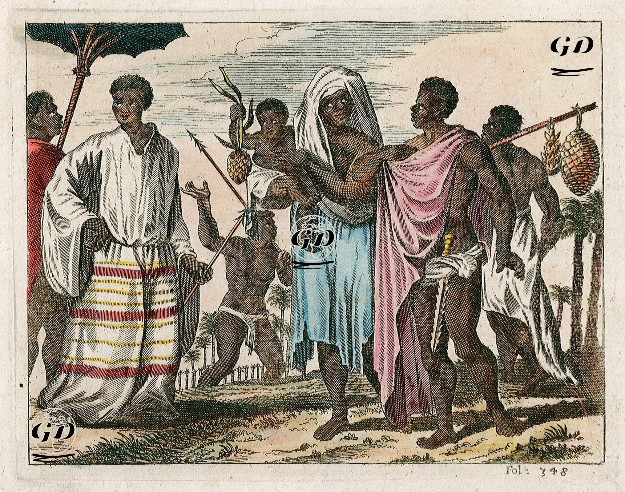 Costumes Of People Of African -  - 1790's