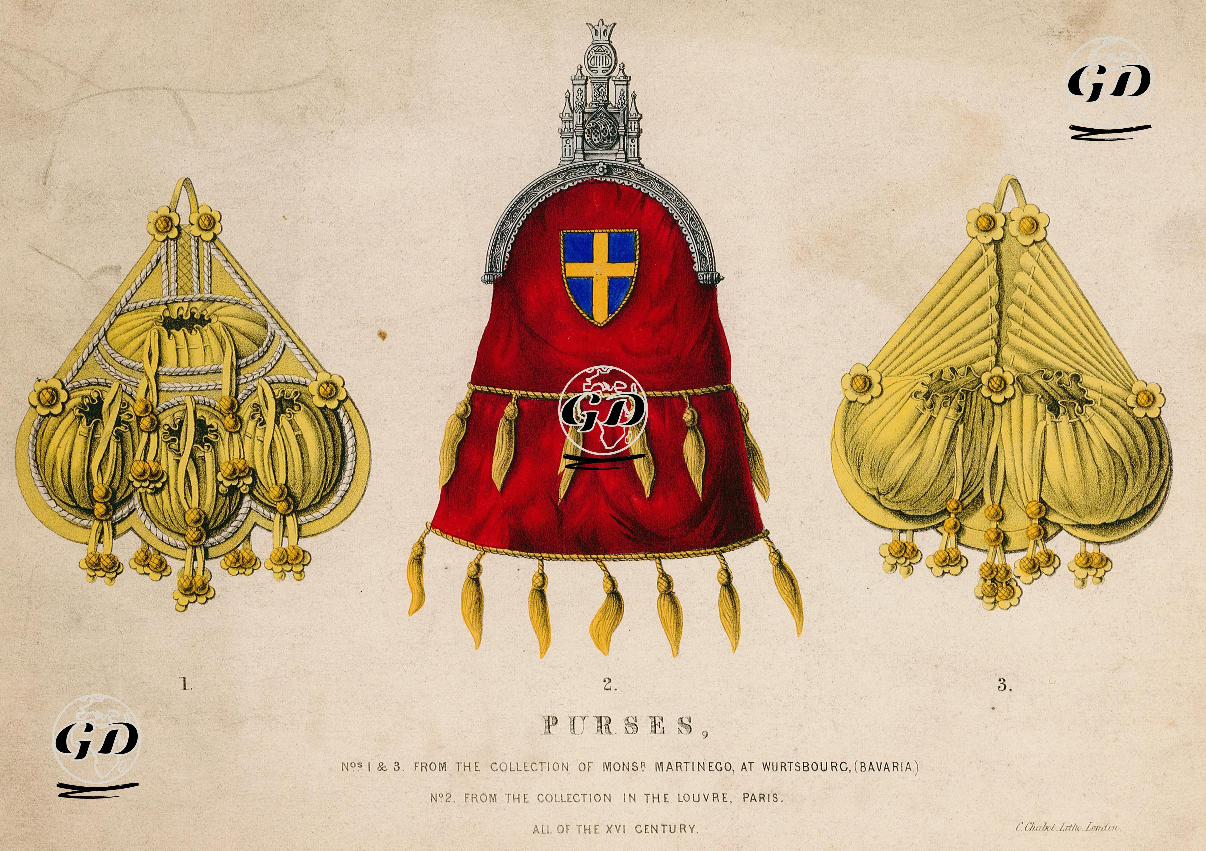 Purses, All Of The XVI.Century -  - 1840's
