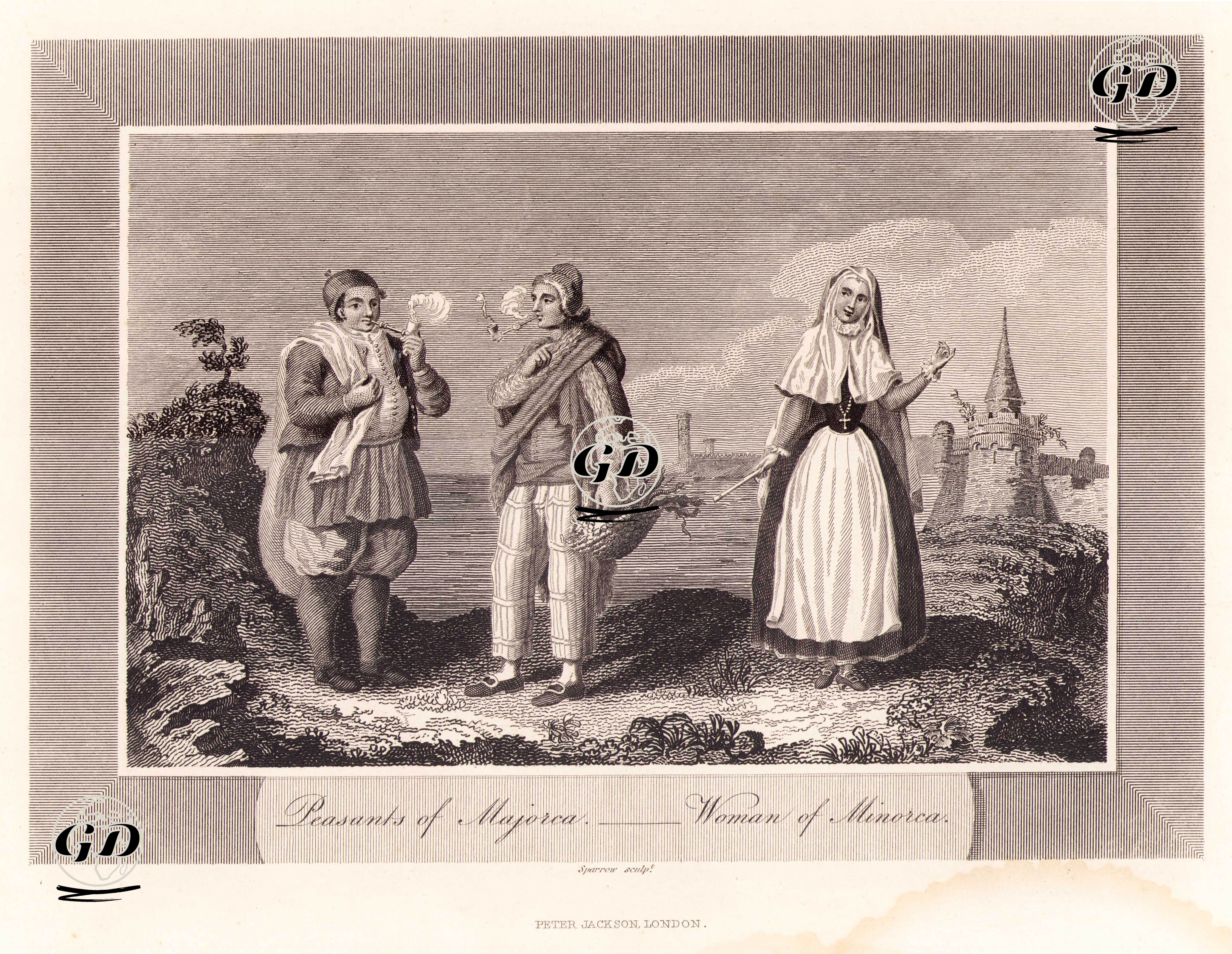 Mayorkalı Köylüler-Minorkalı Kadın -  - 1806