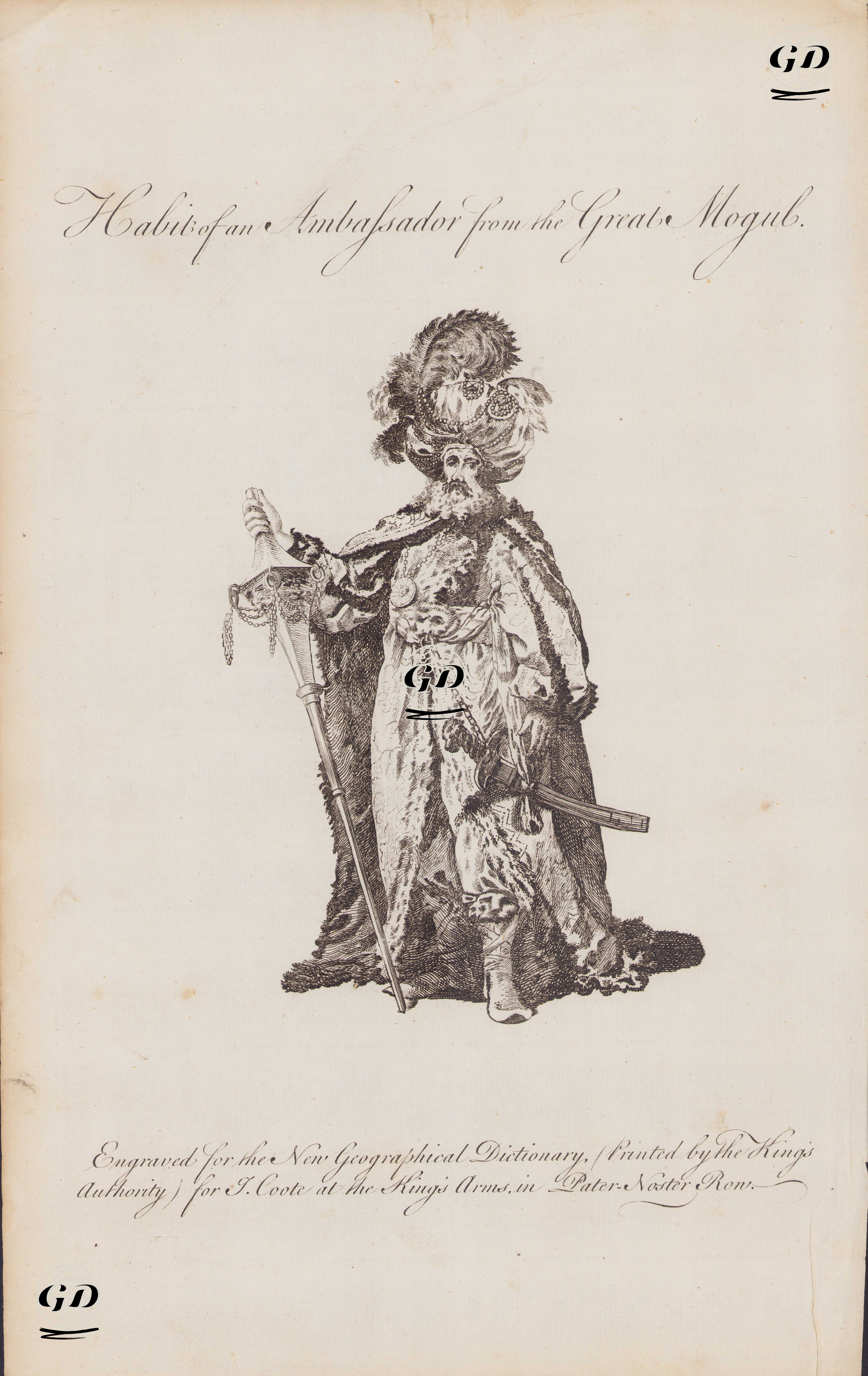 Moğol İmparatorluğu`Büyükelçisi  - Joseph-Marie Vien (1716-1809) - 1760