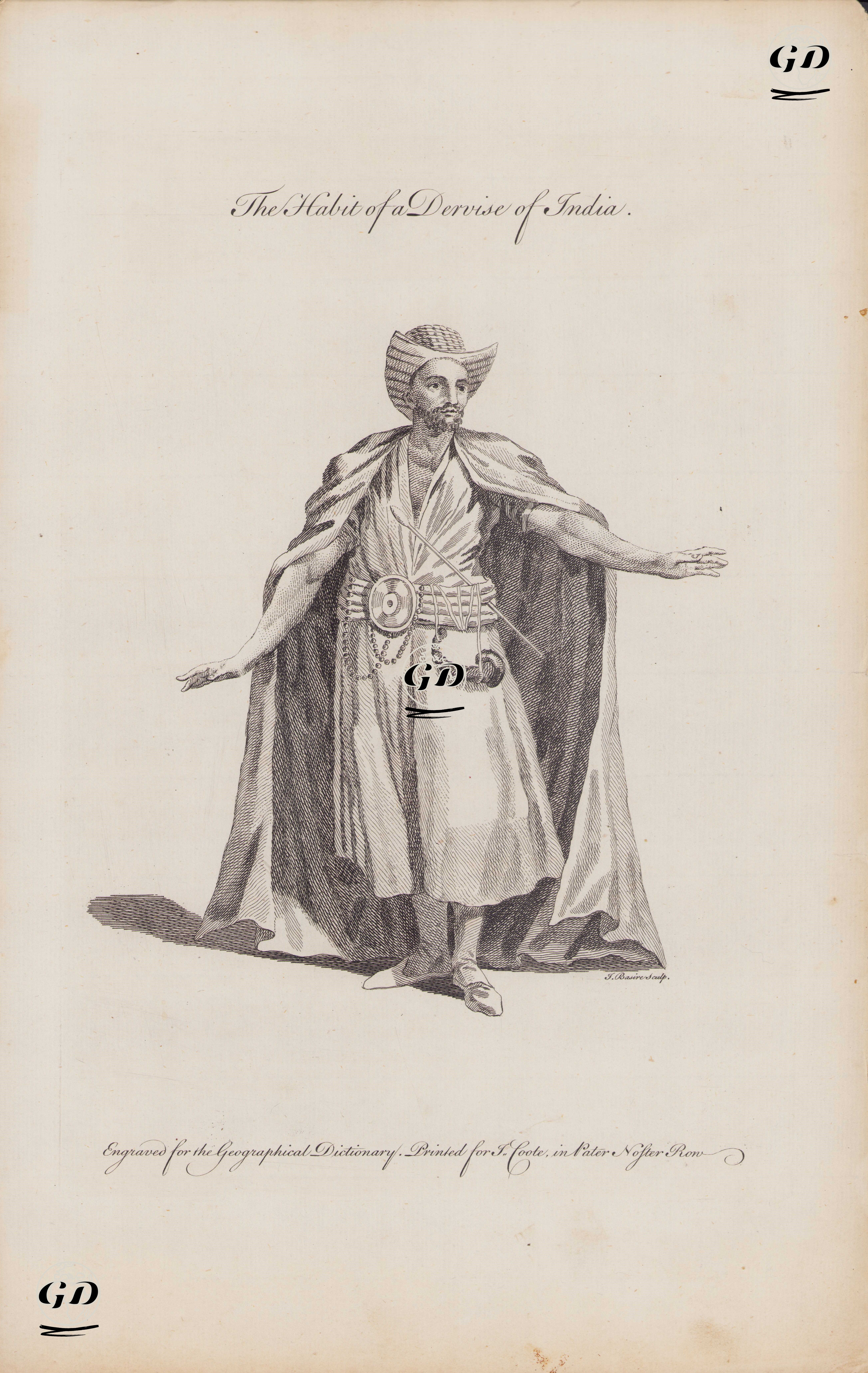 Hintli Dervişin Kıyafeti -  - 1760