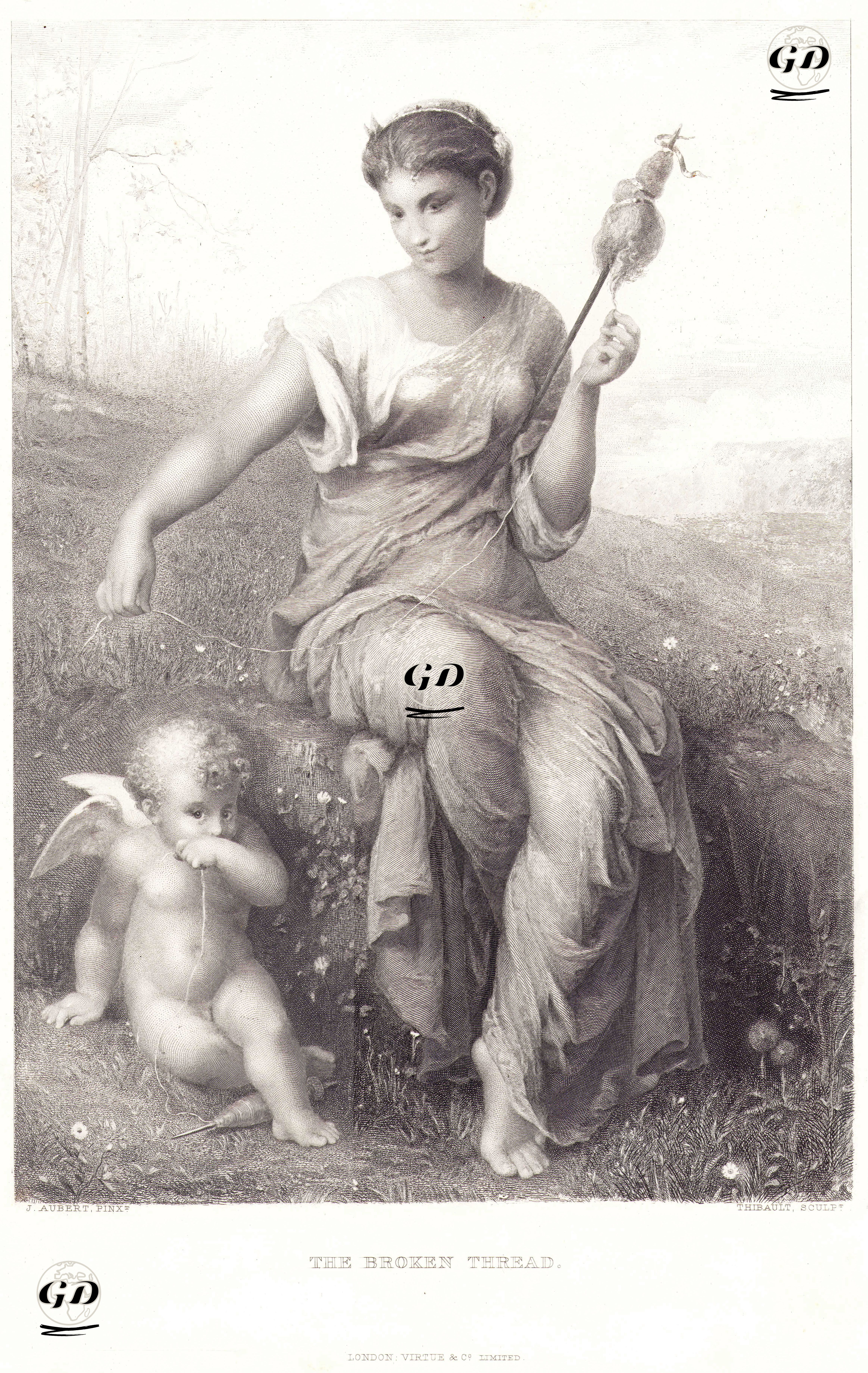 Kopan İplik - Jean Ernest Aubert (1824-1906) - 1878