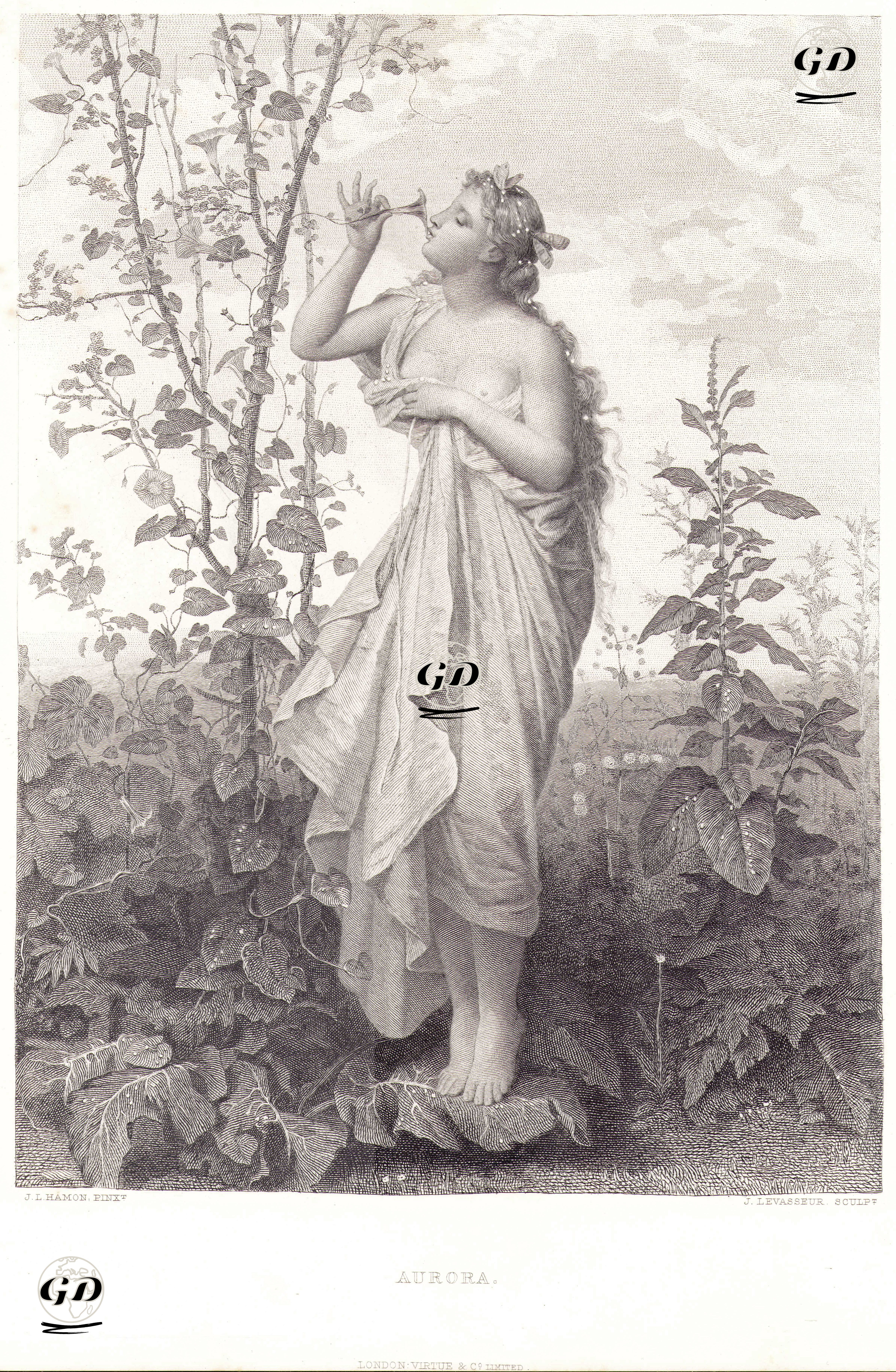 Şafak Tanrıçası - Jean Louis Hamon (1821-1874) - 1878