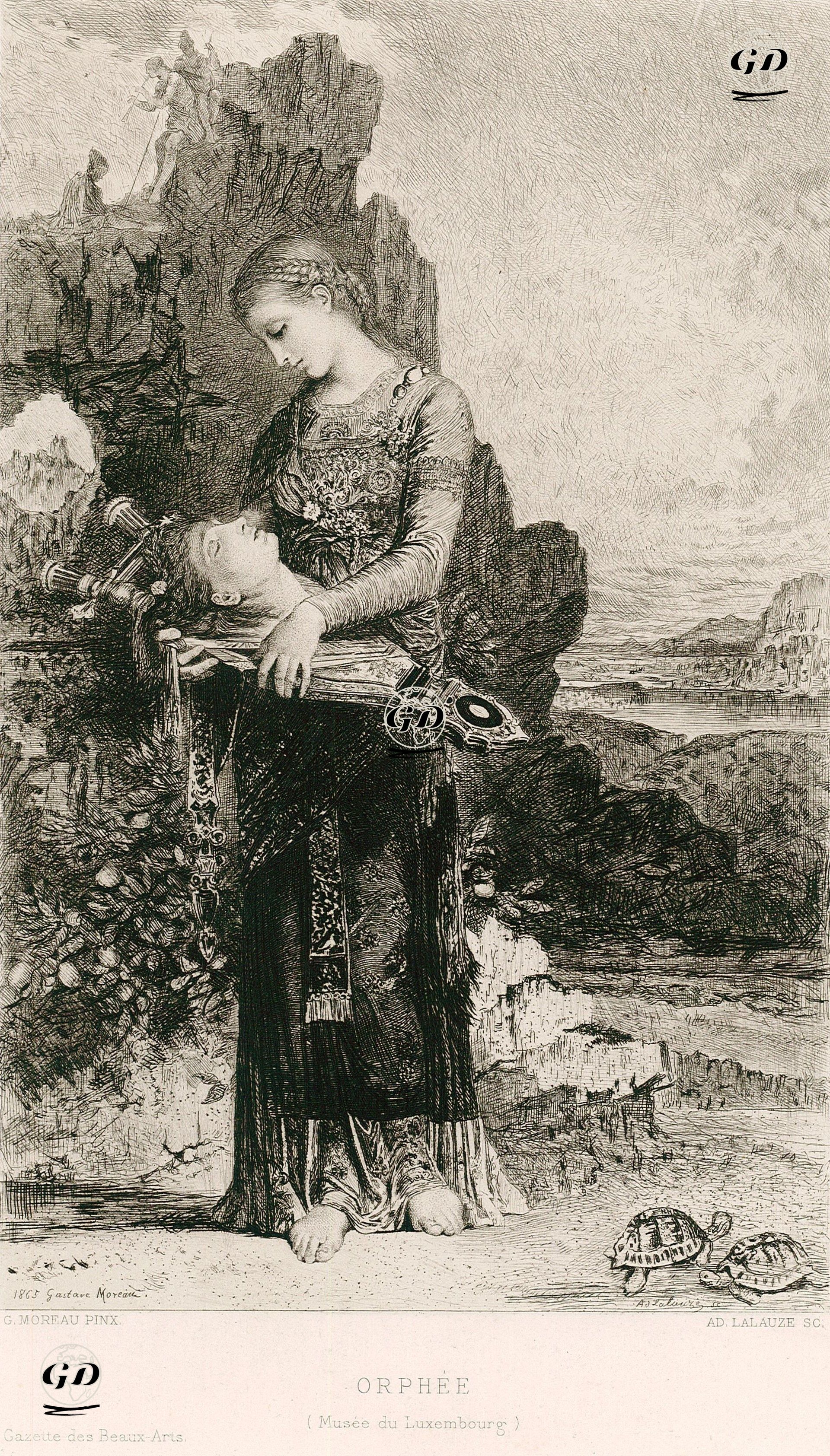 Orpheus - Gustave Moreau (1826-1898) - 1865