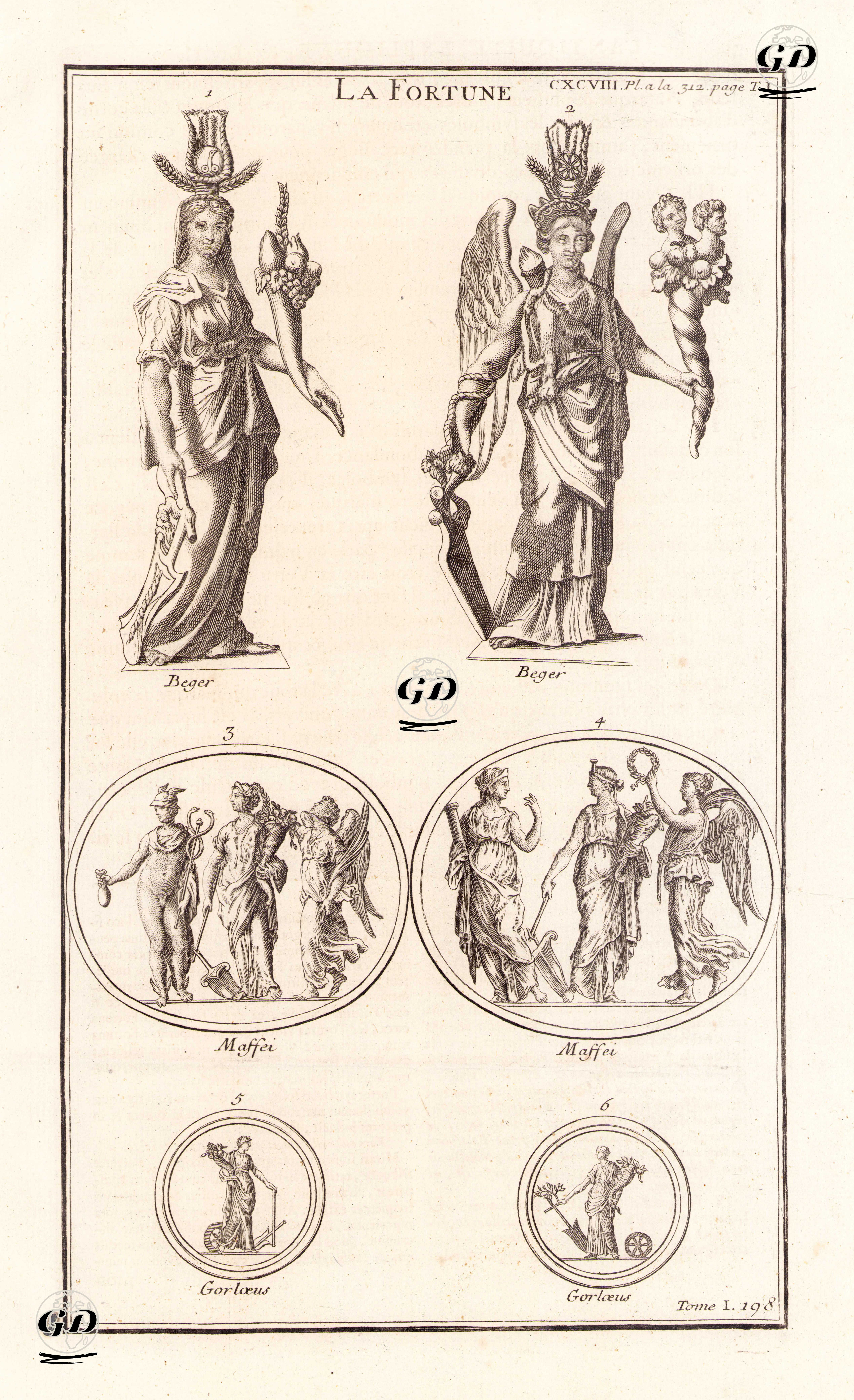 Şans Tanrıçası (Fortuna) -  - 1719
