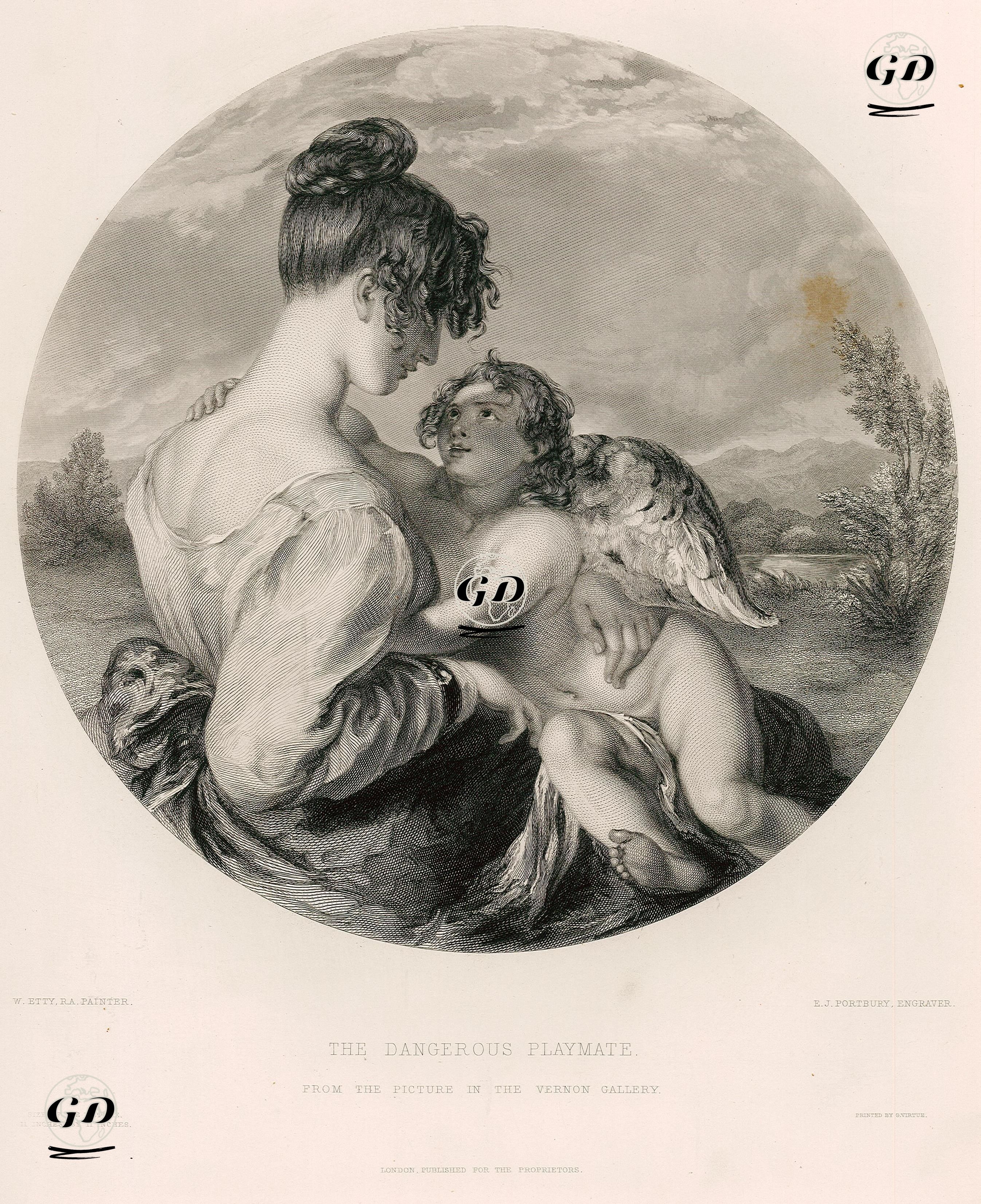 Tehlikeli Oyun Arkadaşı - William Etty (1787-1849) - 1853