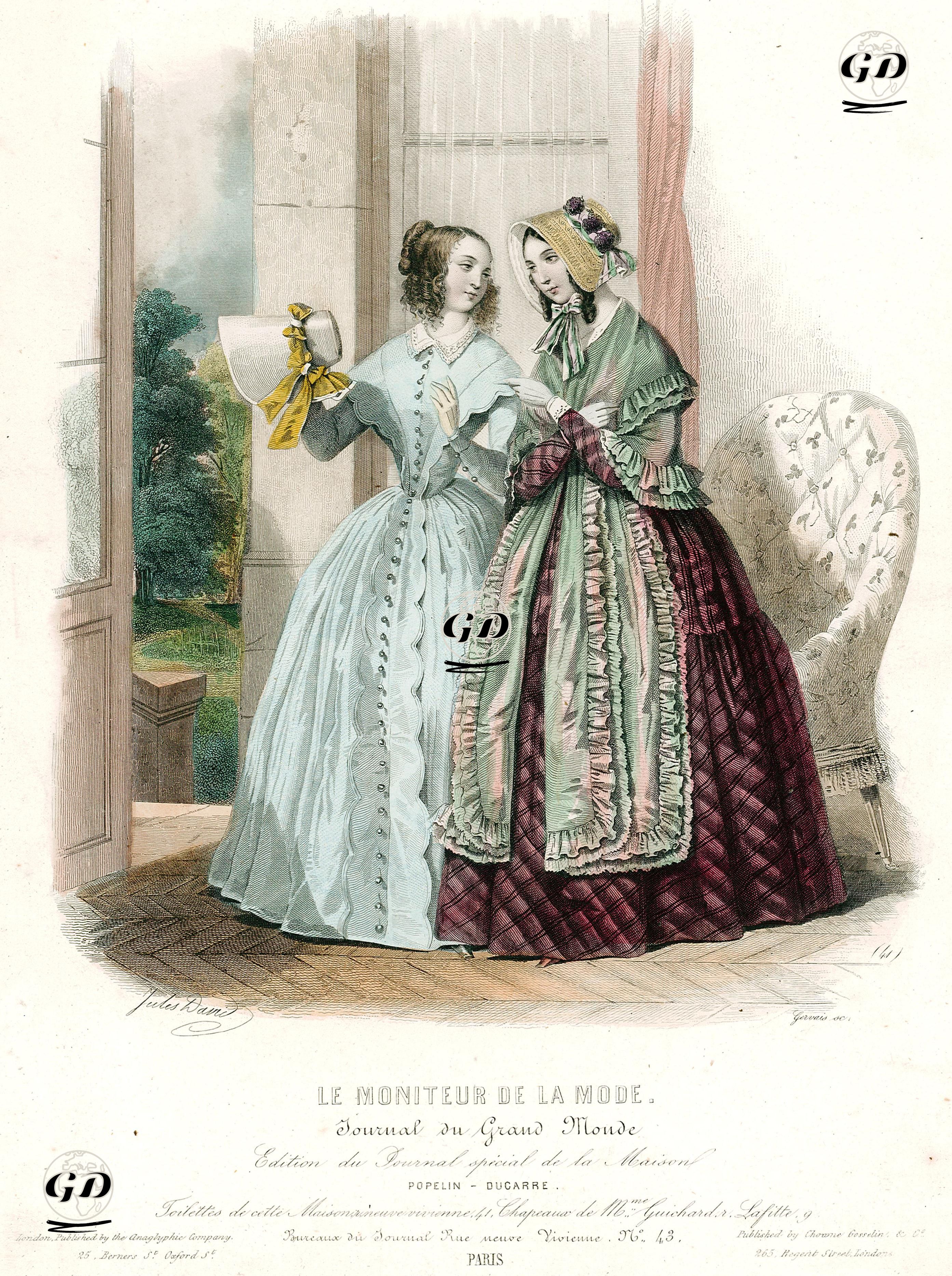 Le Moniteur de la Mode, Journal Du Grand Monde No.41  - M.Gervais - 1849