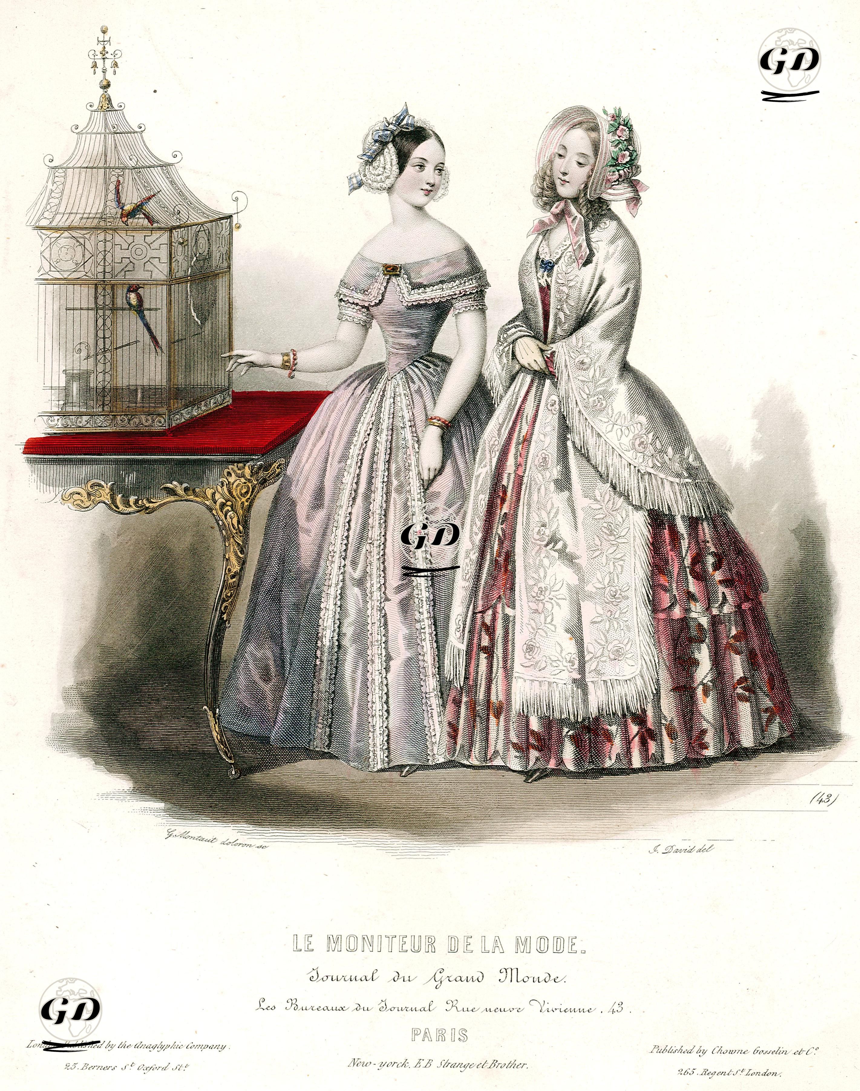  Le Moniteur de la Mode, Journal Du Grand Monde No.43 - Gabriel Xavier de Montaut (1798-1852) - 1849