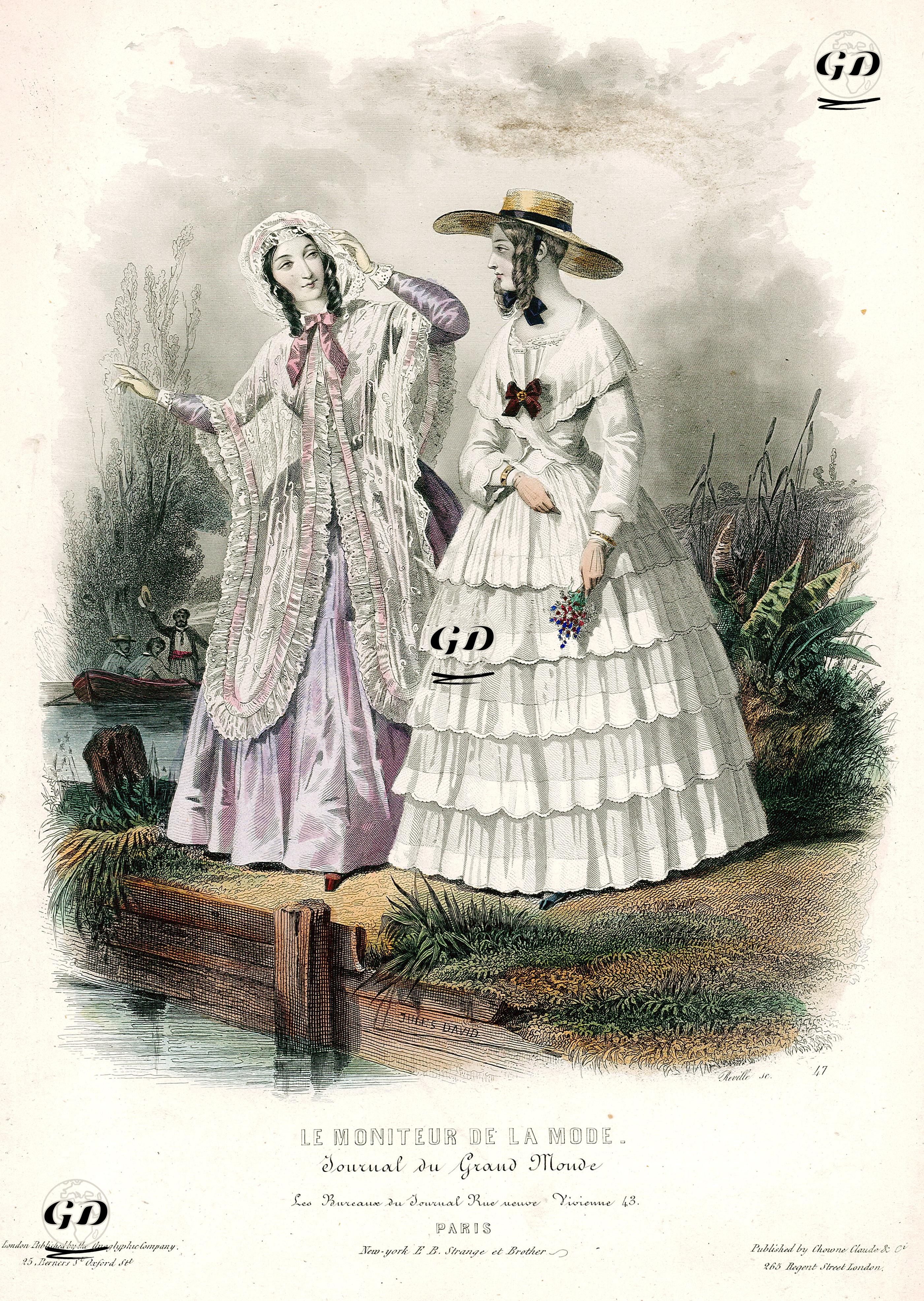  Le Moniteur de la Mode, Journal Du Grand Monde No.47 - Reville - 1850