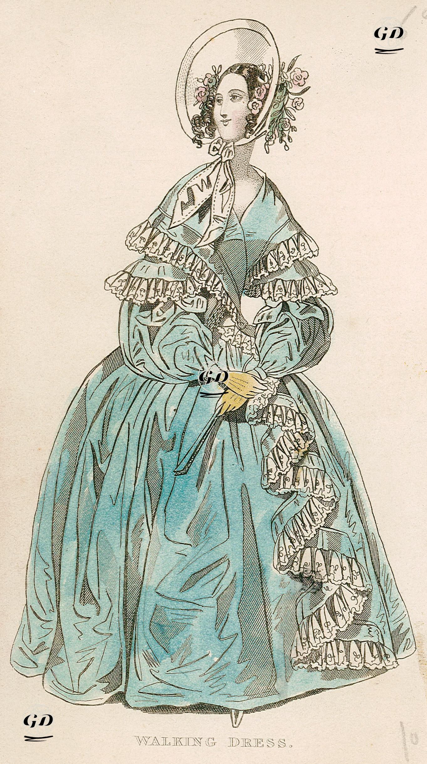 Yürüyüş Kıyafeti -  - 1830's