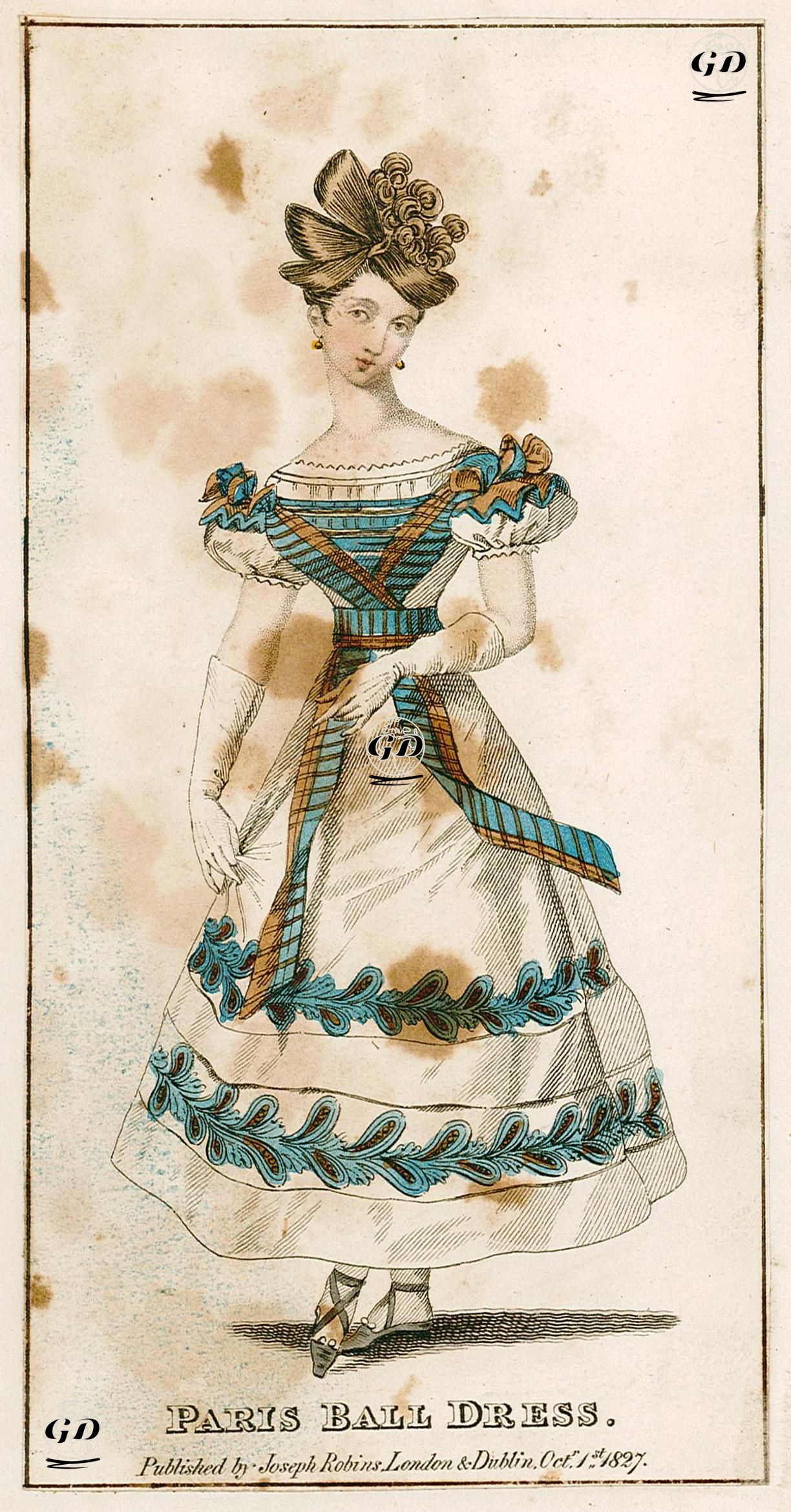 Paris Balo Kıyafeti -  - 1827
