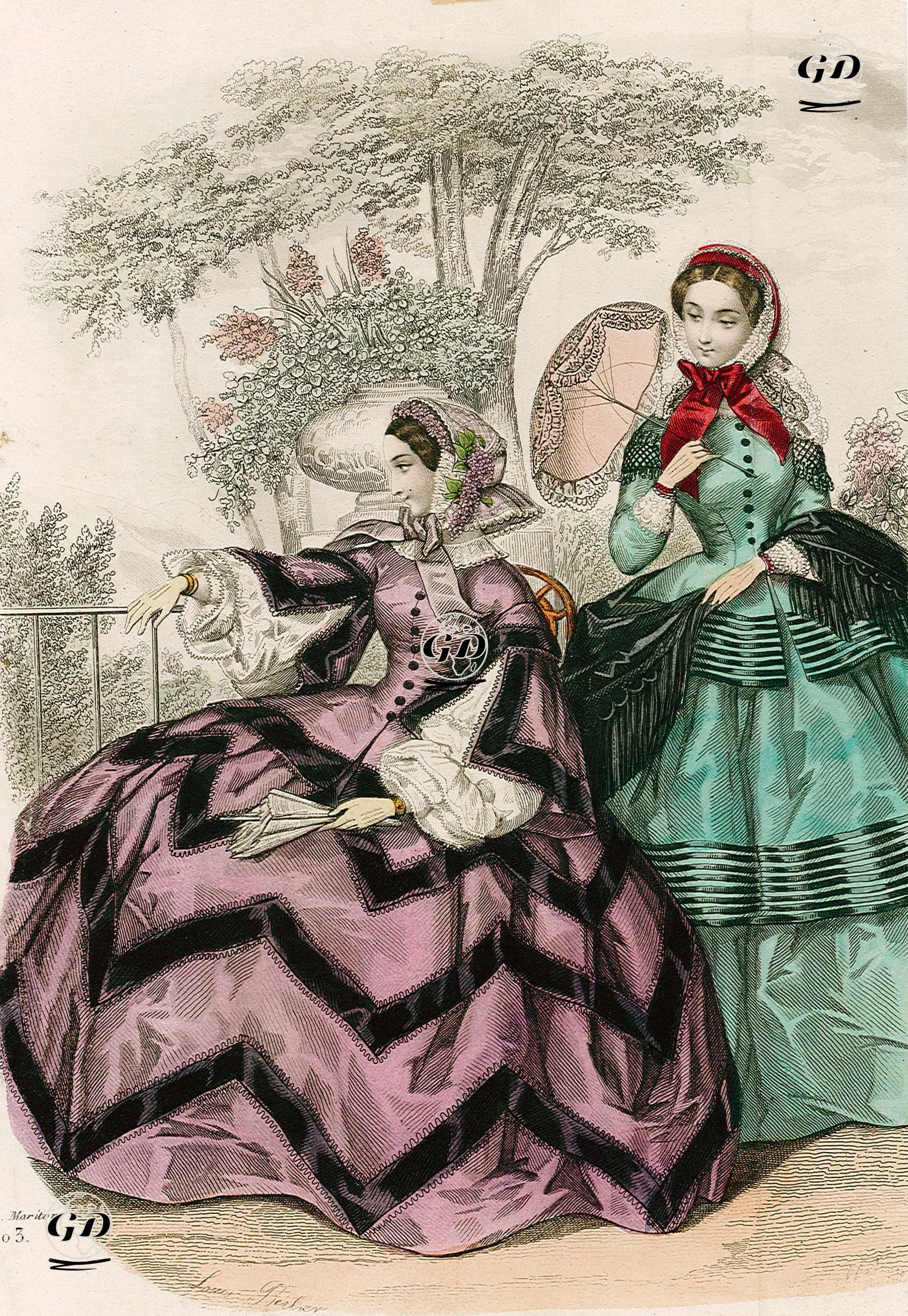 Le Bon Ton, Journal des Modes - Louis Berlier - 1850's