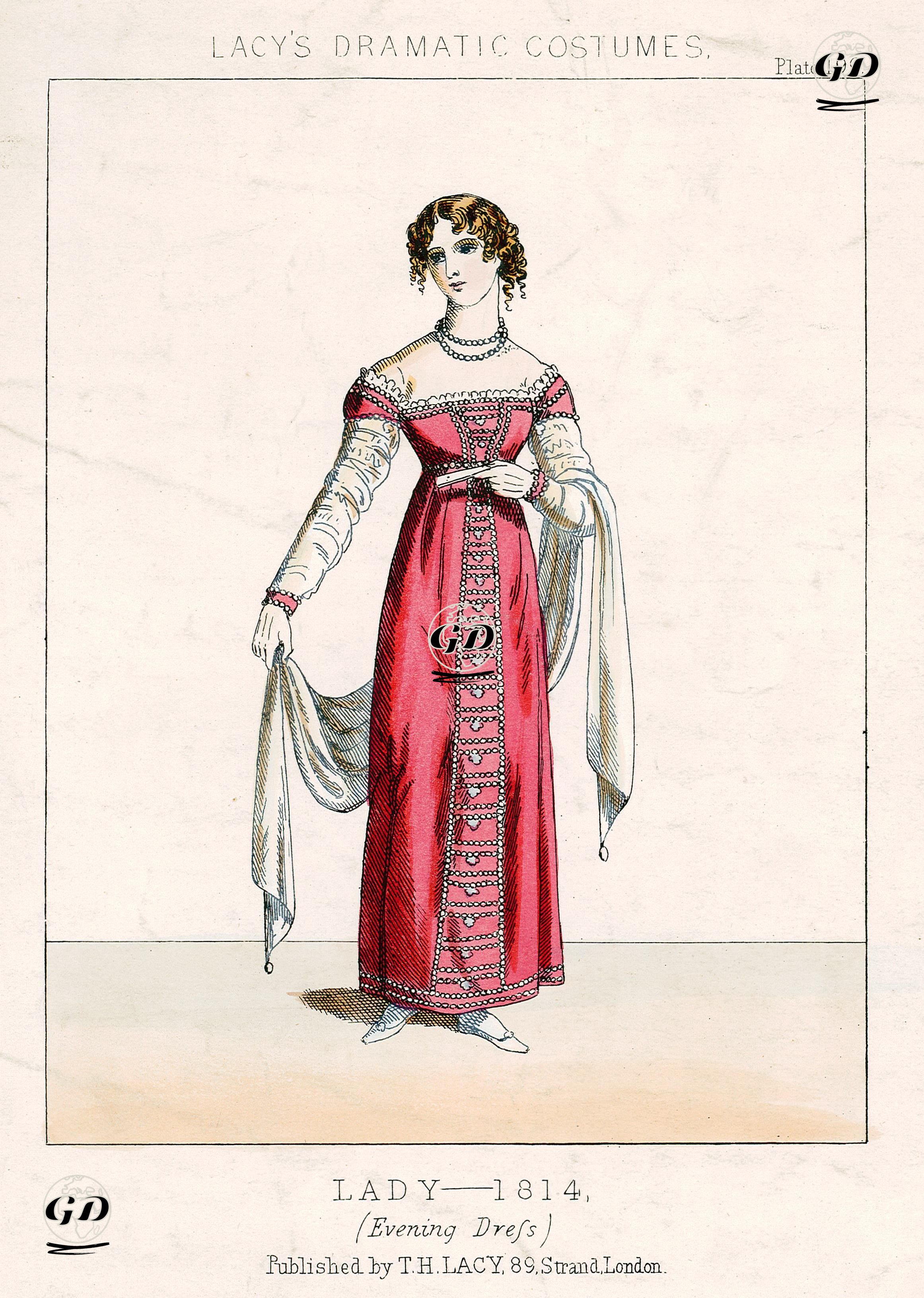 Lady-1814 (Evening Dress) -  - 1865