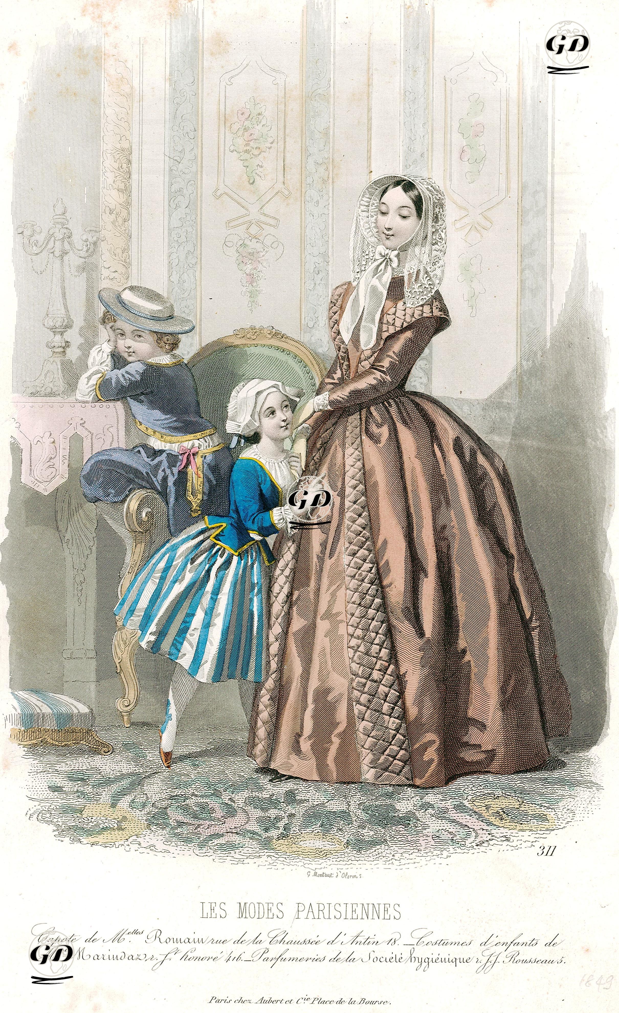 Les Modes Parisiennes, No.311 -  - 1849