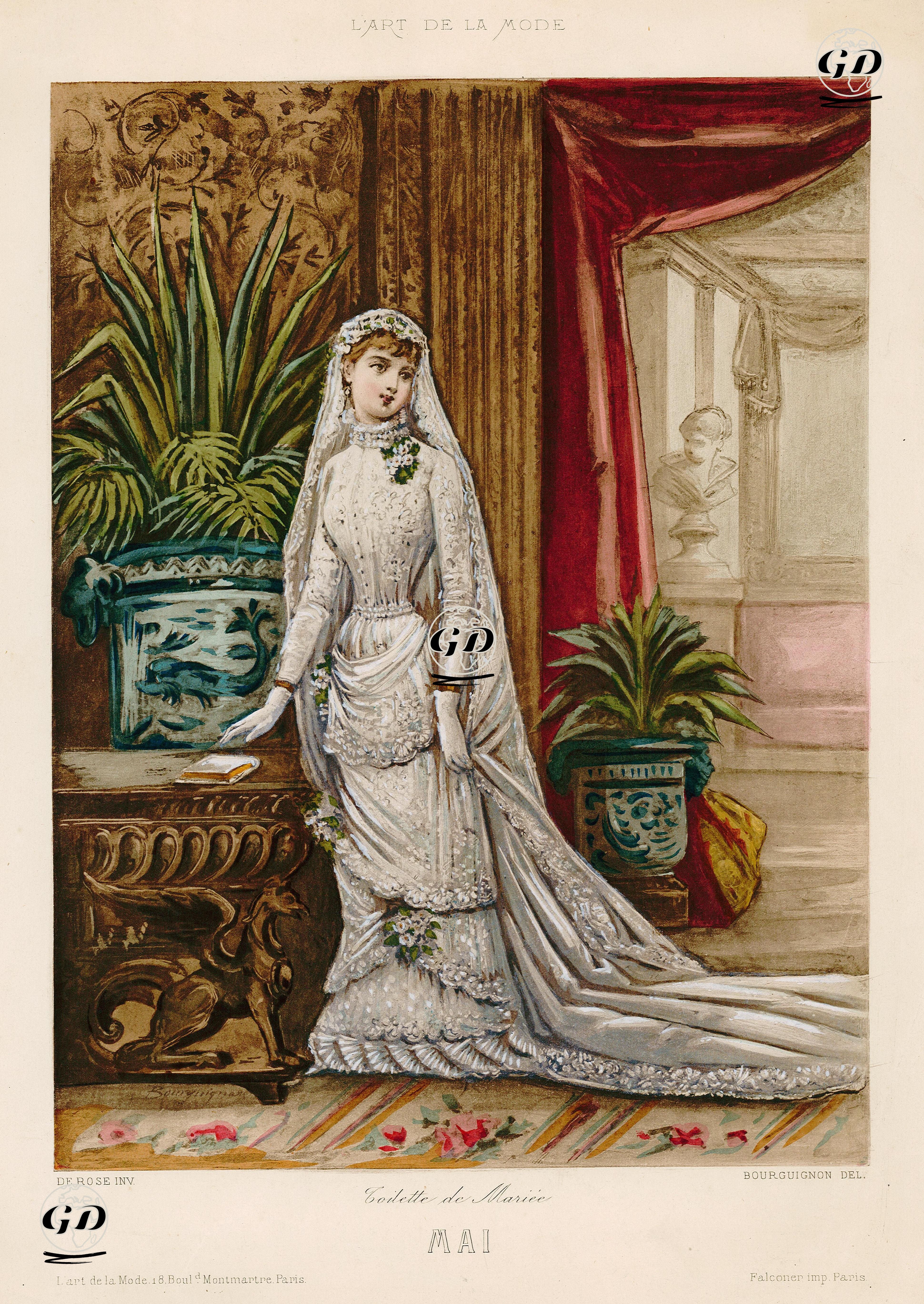 Gelinlik - De Rose - 1890's