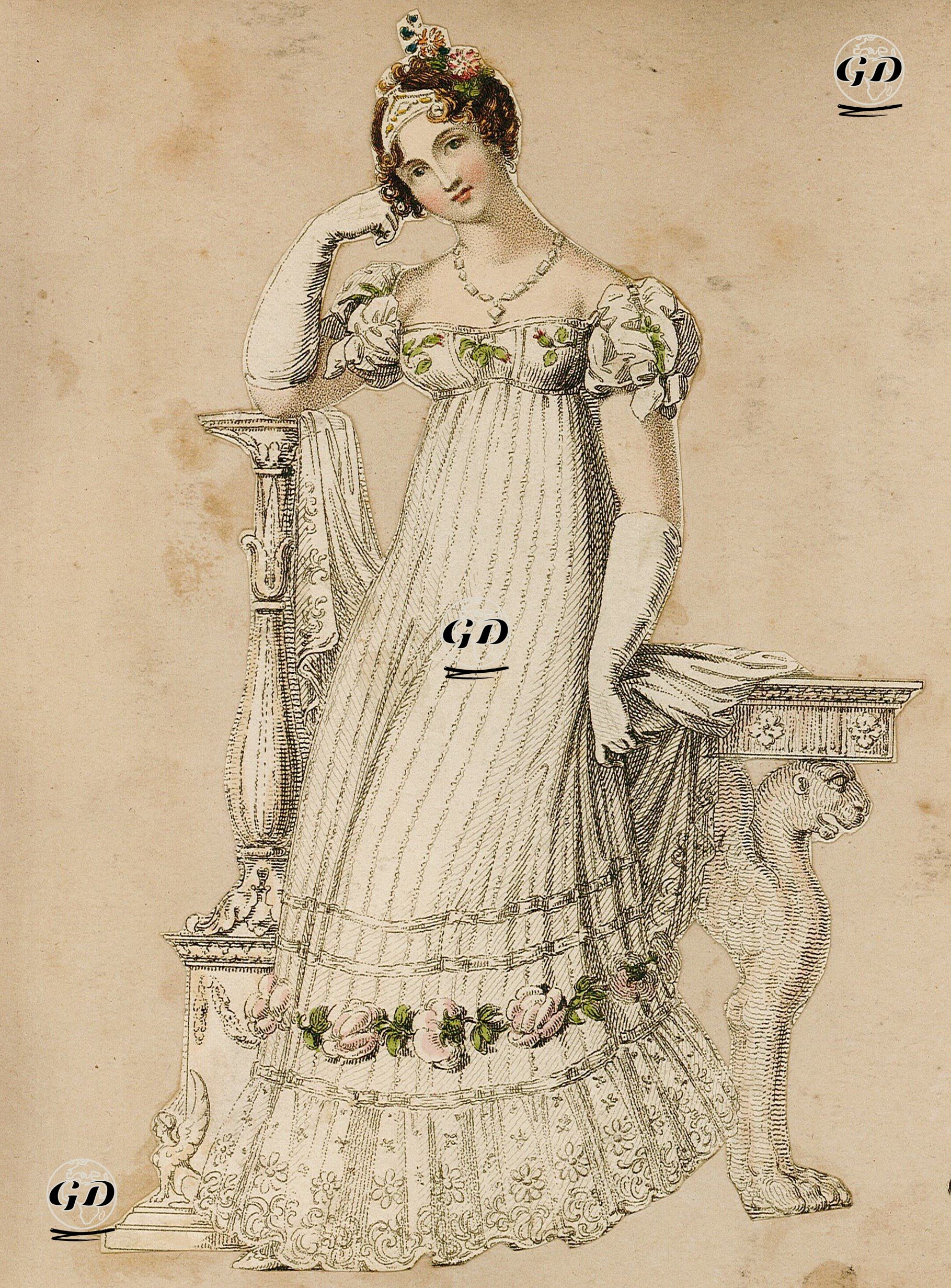 Bridal Dress - Rudolph Ackermann (1764-1834) - 1816