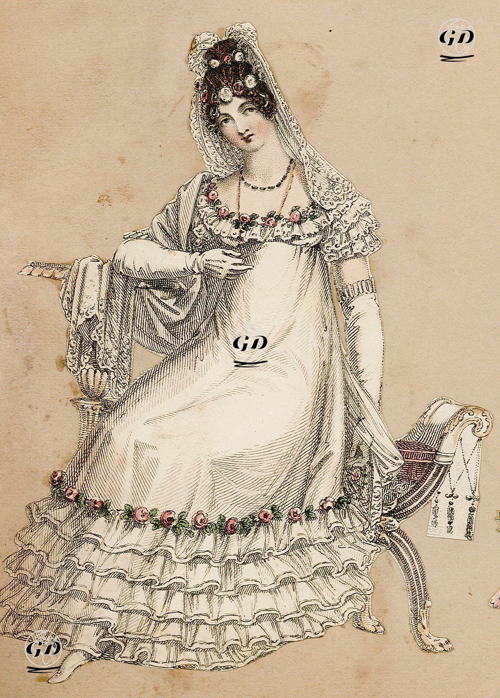 Akşam Kıyafeti - Rudolph Ackermann (1764-1834) - 1819