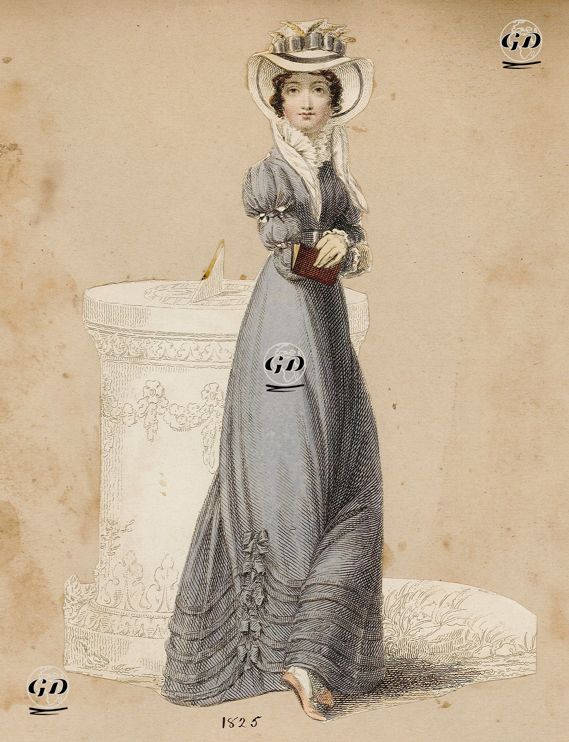 Walking Dress -  - 1825