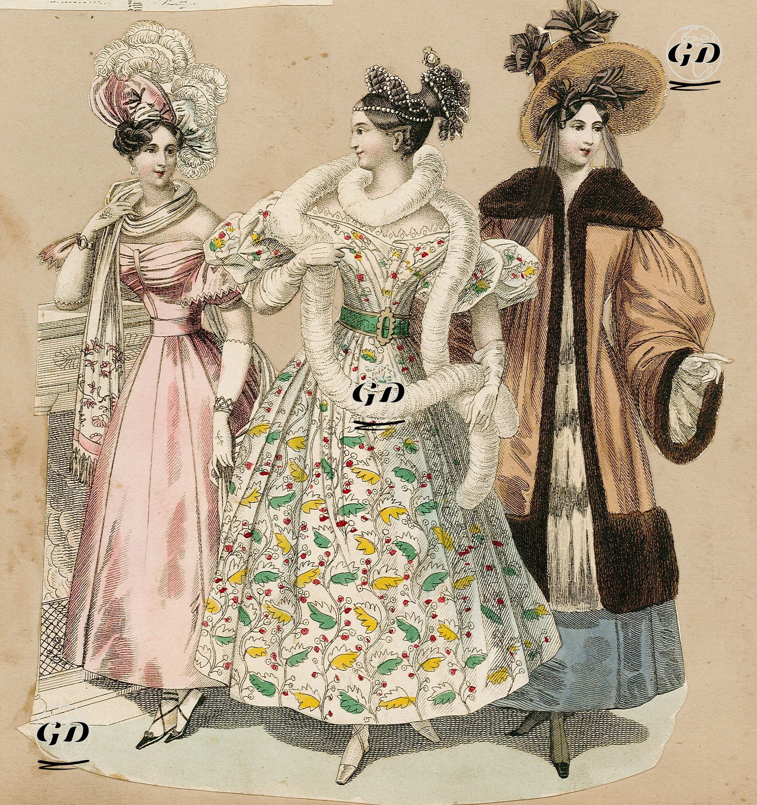 Dinner Dress- Evening Dress-Morning Dress -  - 1832