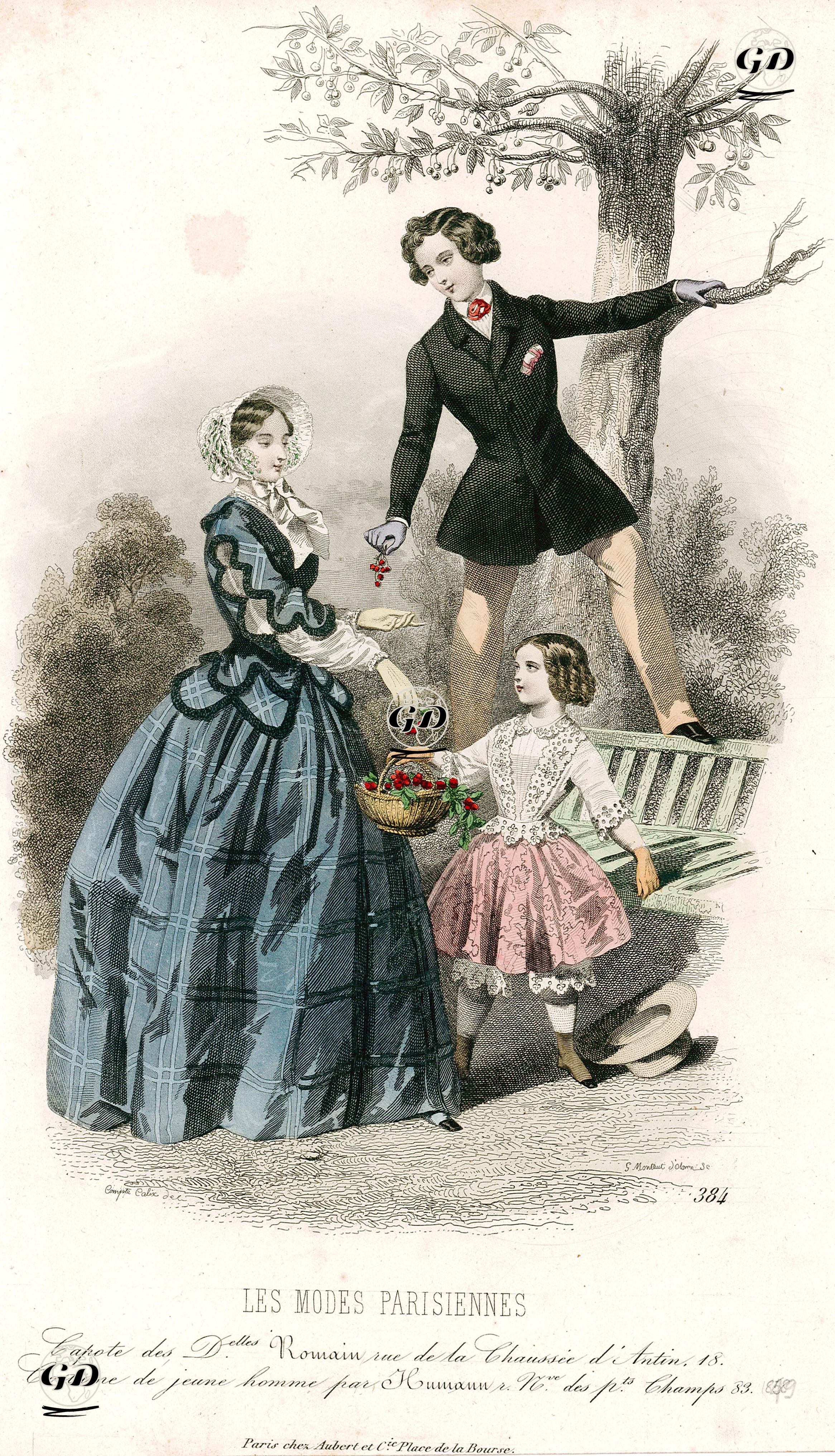 Les Modes Parisiennes, No.384 - François Claudius Compte-Calix (1813-1880) - 1849
