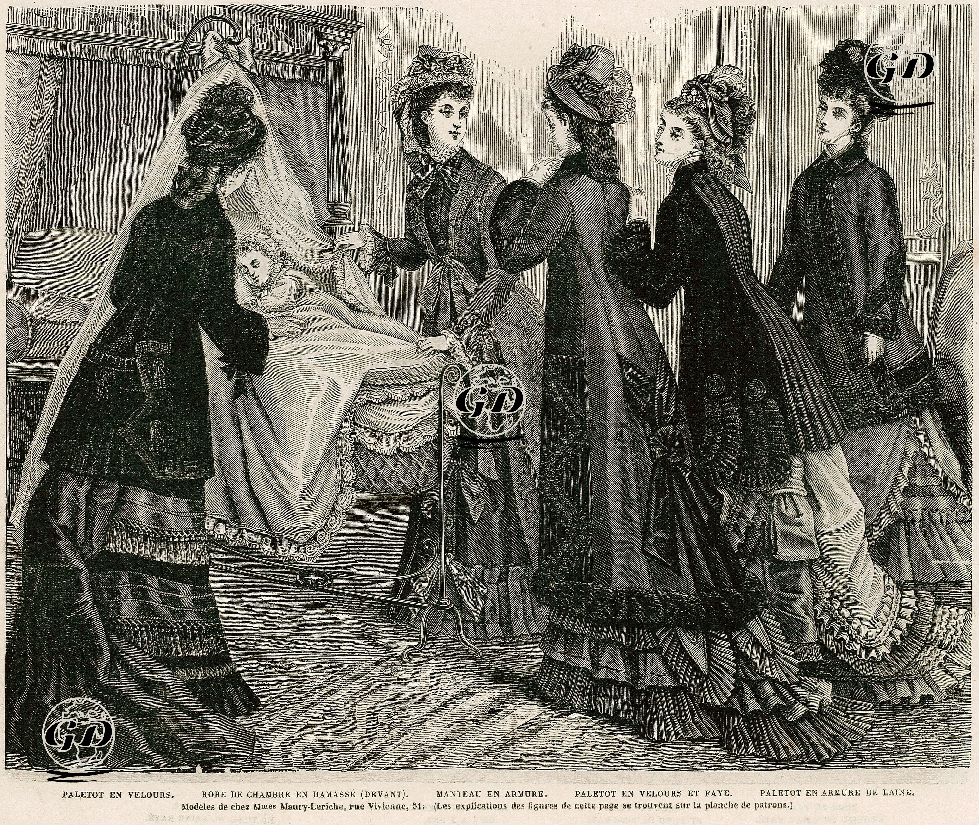 1876 Yılının Kadın Kıyafetleri  -  - 1876