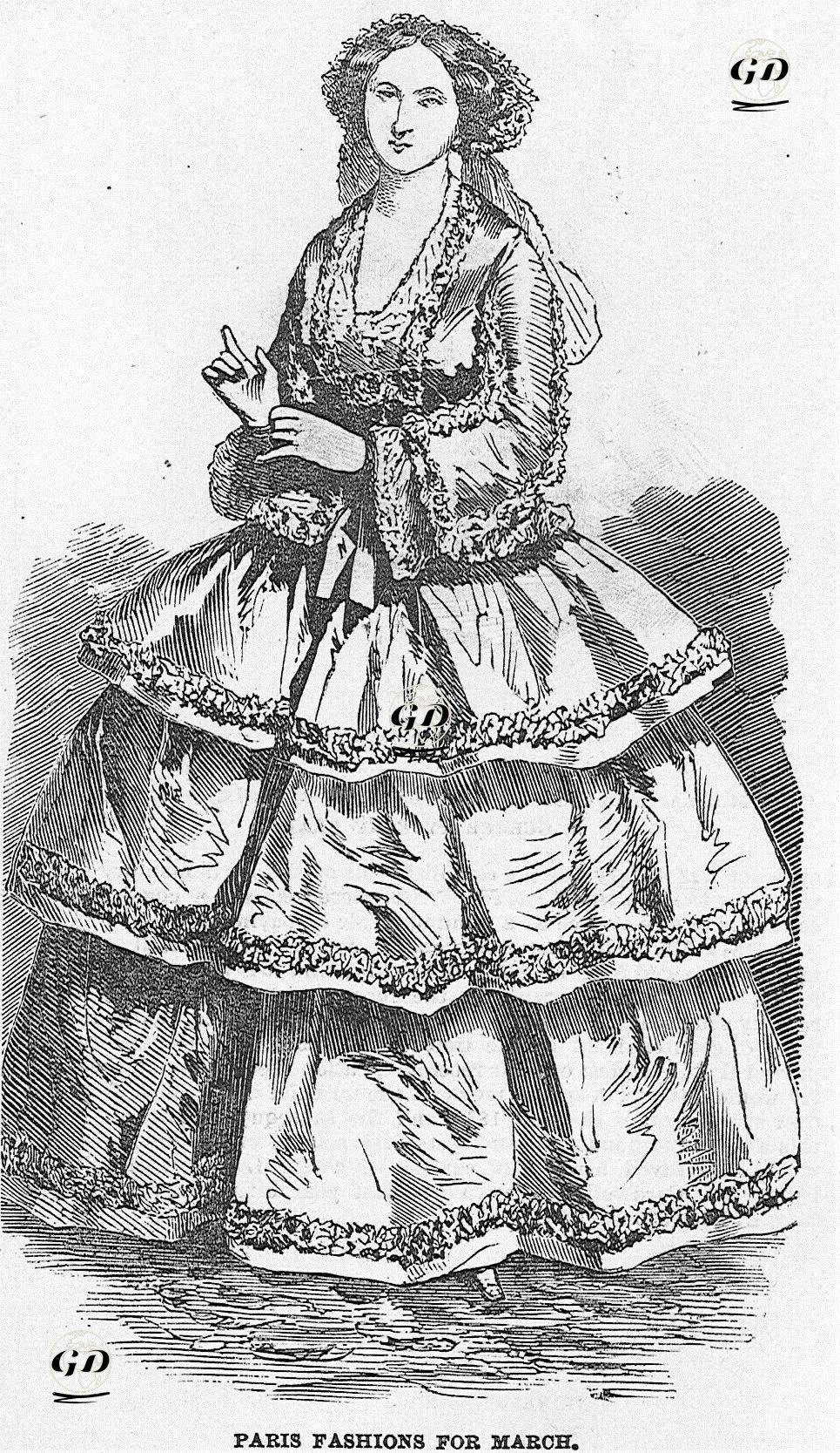 Mart Ayı Paris Modası -  - 1854