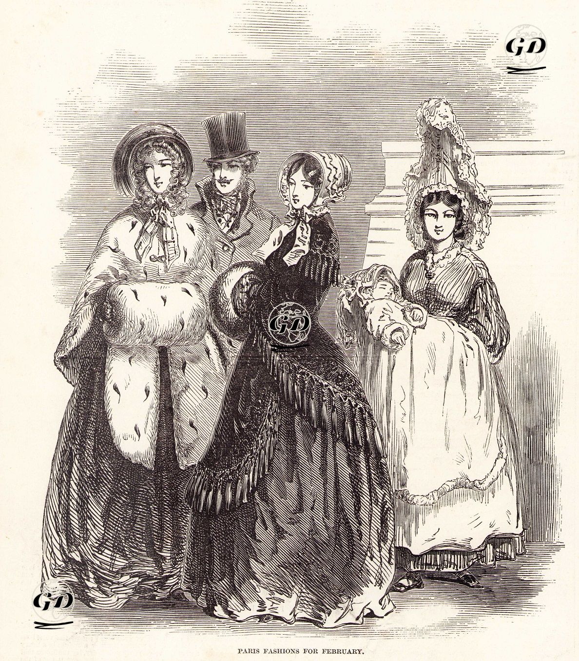 1848 Yılı Şubat Ayının Paris Modası -  - 1848