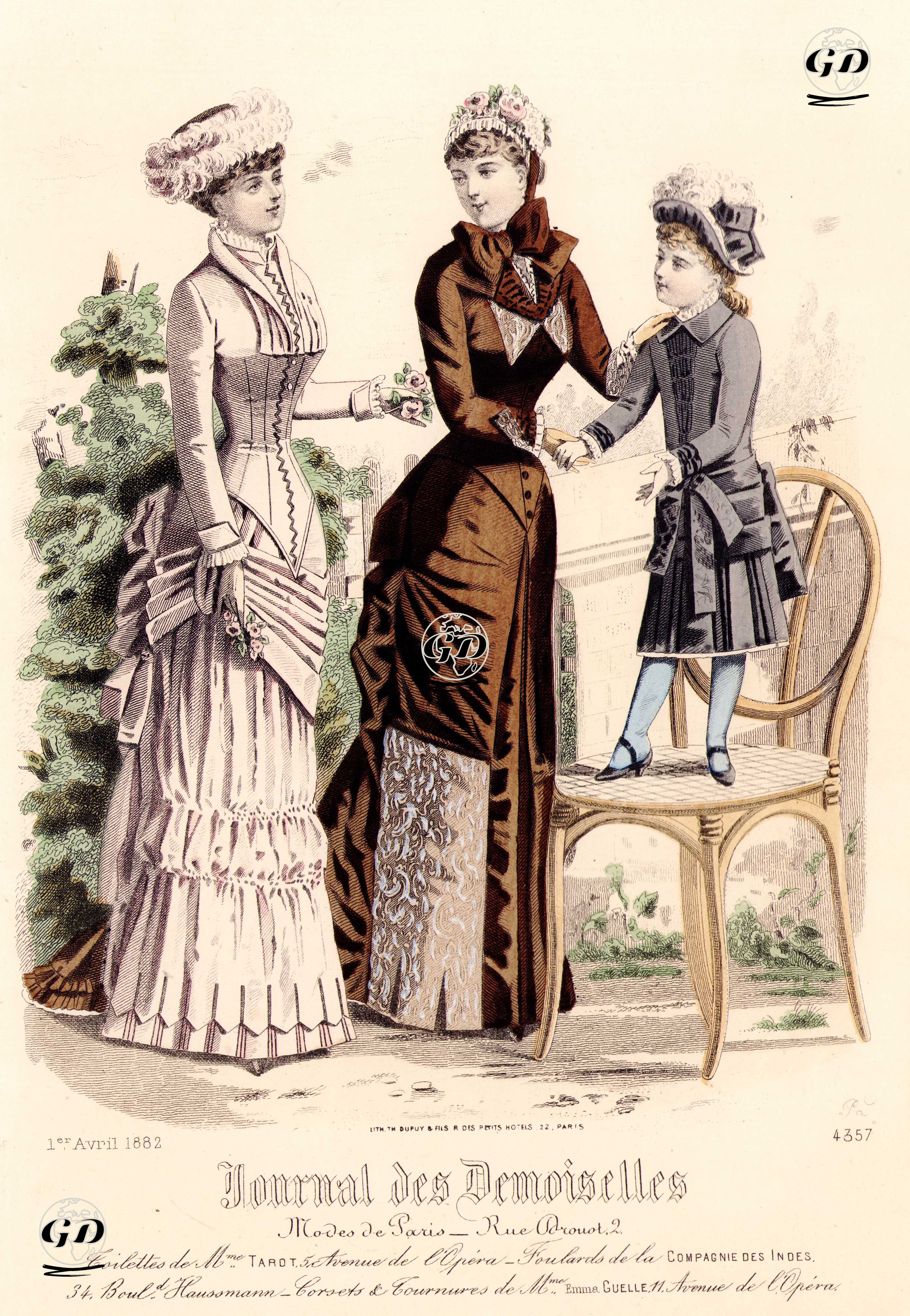Journal des Demoiselles, 1er Avril 1882 -  - 1882